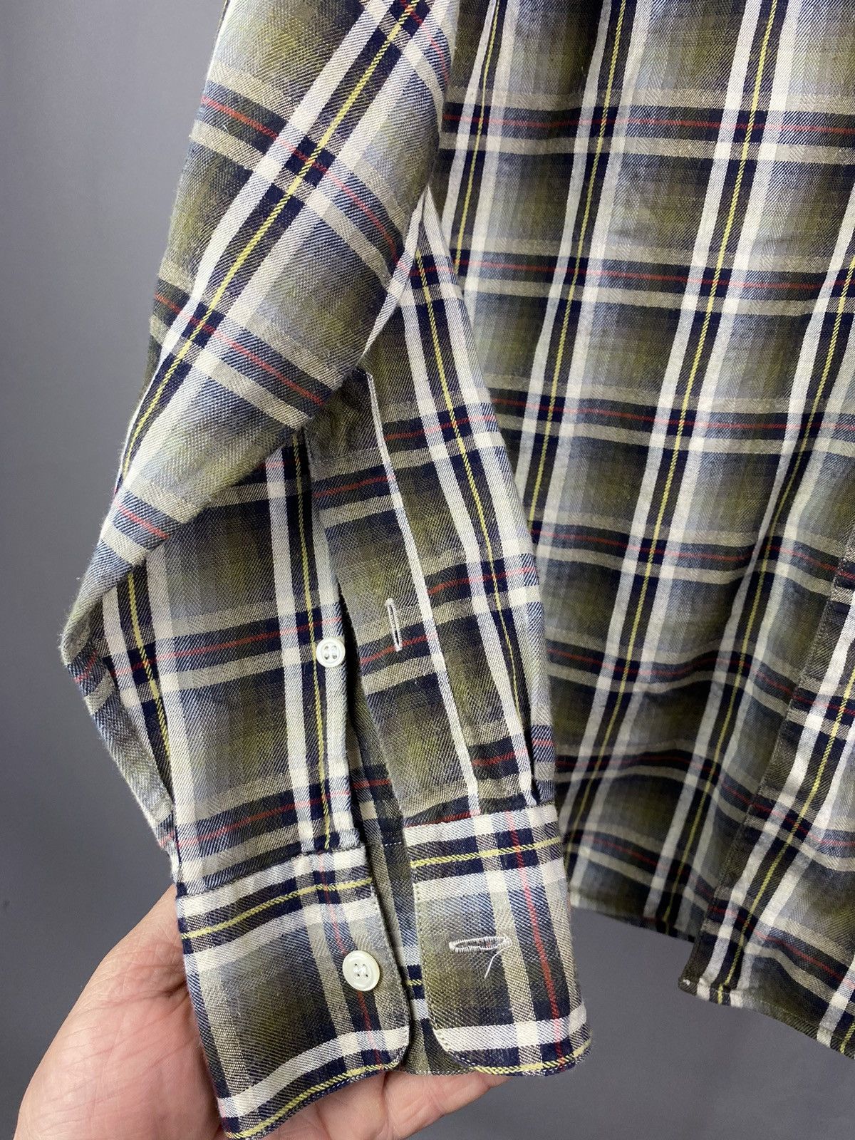 6876 6876 Archive Plaid Button-Up Shirt — Rare British Streetwear Size US XL / EU 56 / 4 - 7 Thumbnail