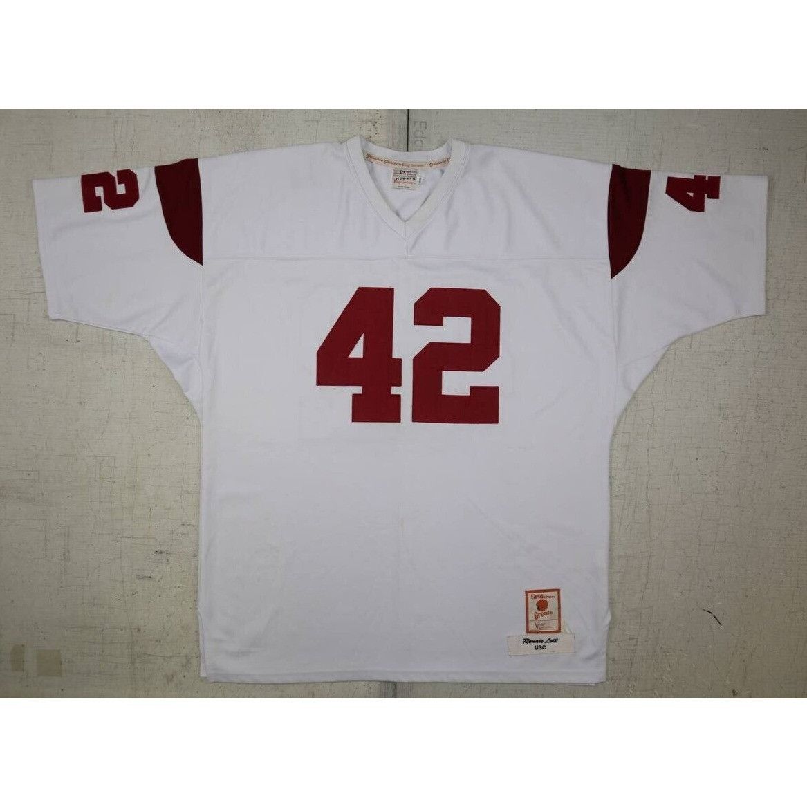 Vintage Vintage Ronnie Lott #42 USC College Vintage Sportswear Sz 60 Size US XXL / EU 58 / 5 - 1 Thumbnail