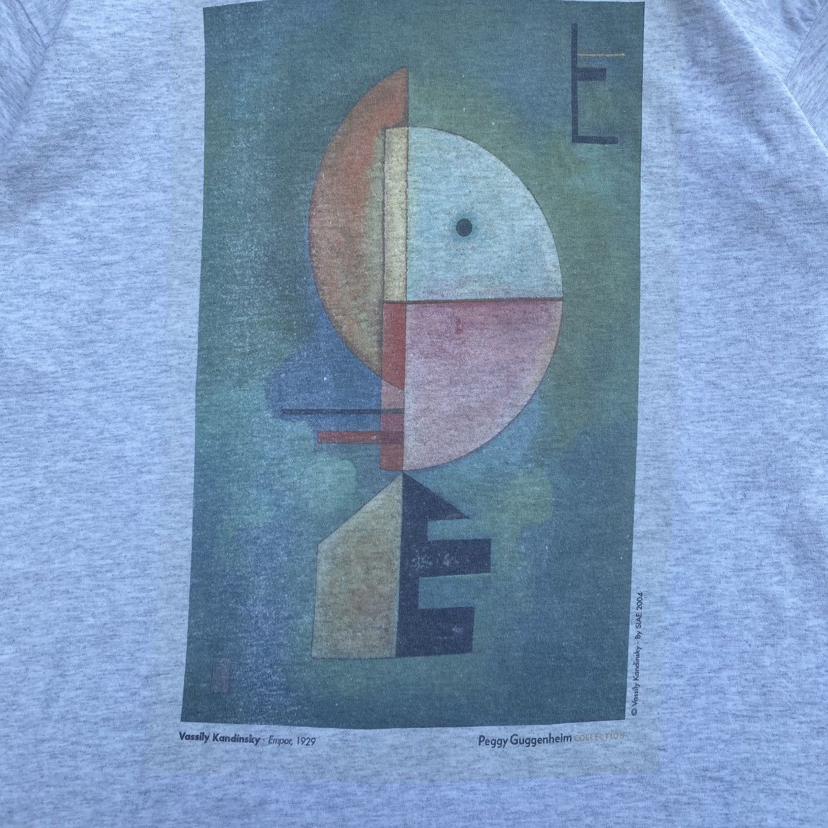 Art Comes First Vtg Vassily Kandinsky-Empor 1929- Peggy Guggenheim Art Tee Size US L / EU 52-54 / 3 - 7 Thumbnail
