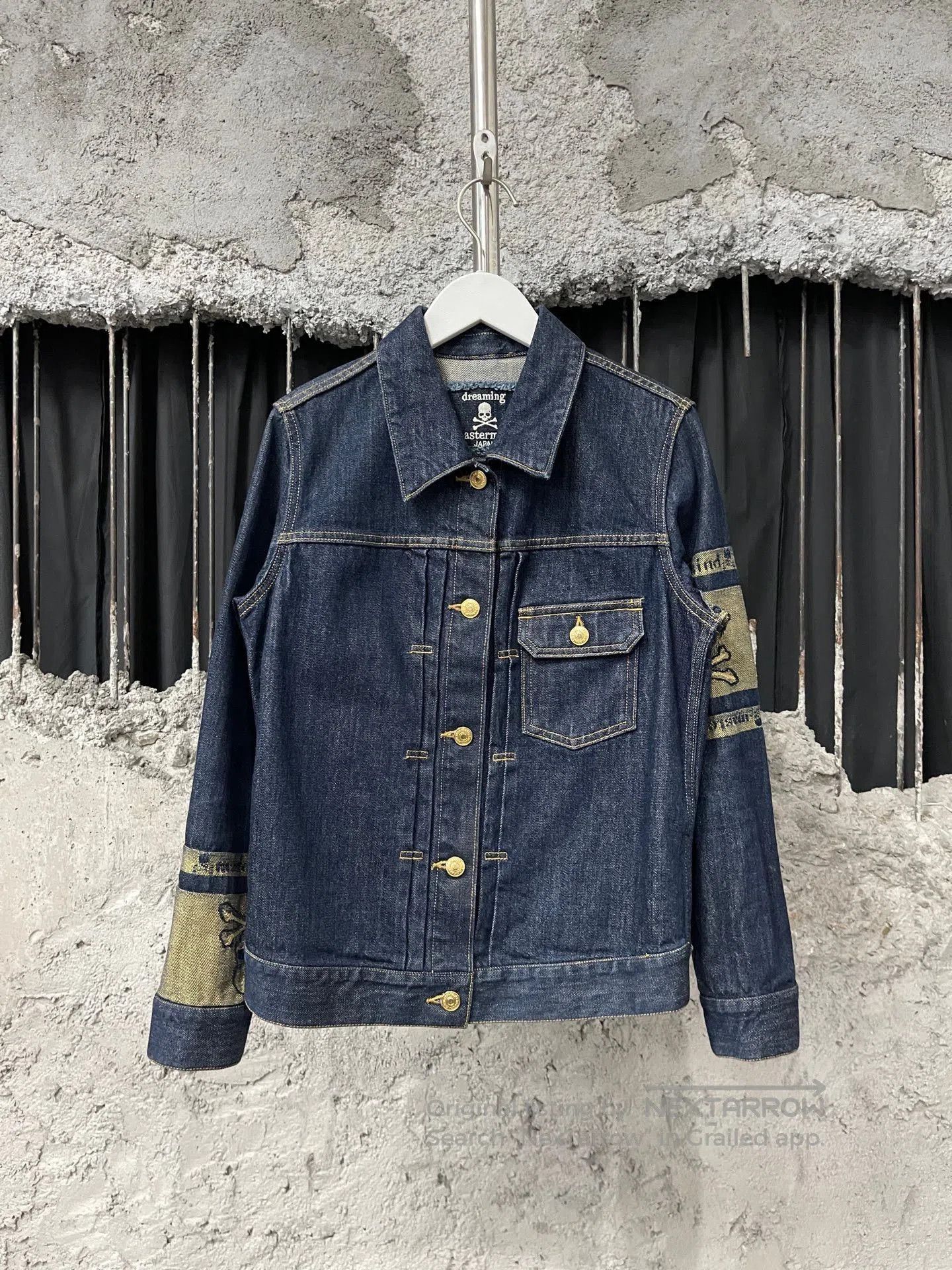 Mastermind Japan Mastermind Japan MMJ Gold Thread Denim Jacket. Size US XS / EU 42 / 0 - 1 Thumbnail