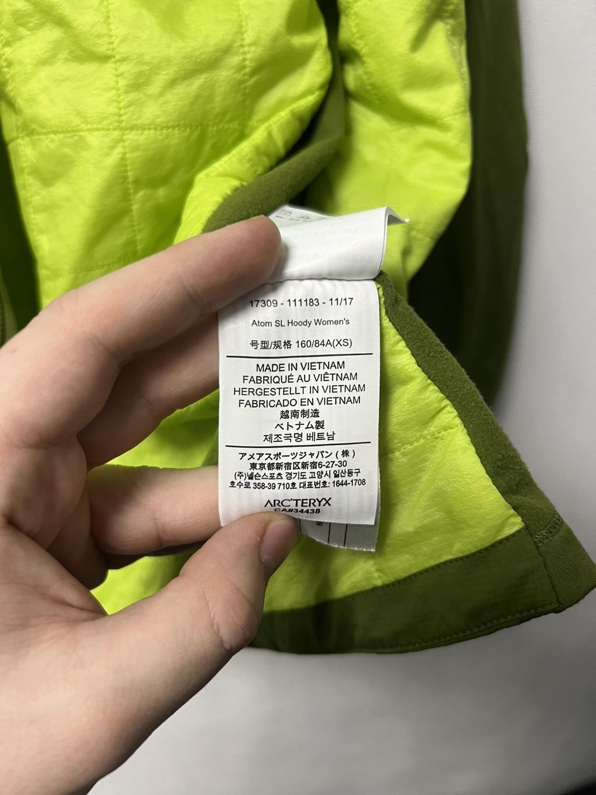 Arc'teryx Arcteryx Atom LT Jacket Mens Green Size US XS / EU 42 / 0 - 11 Thumbnail