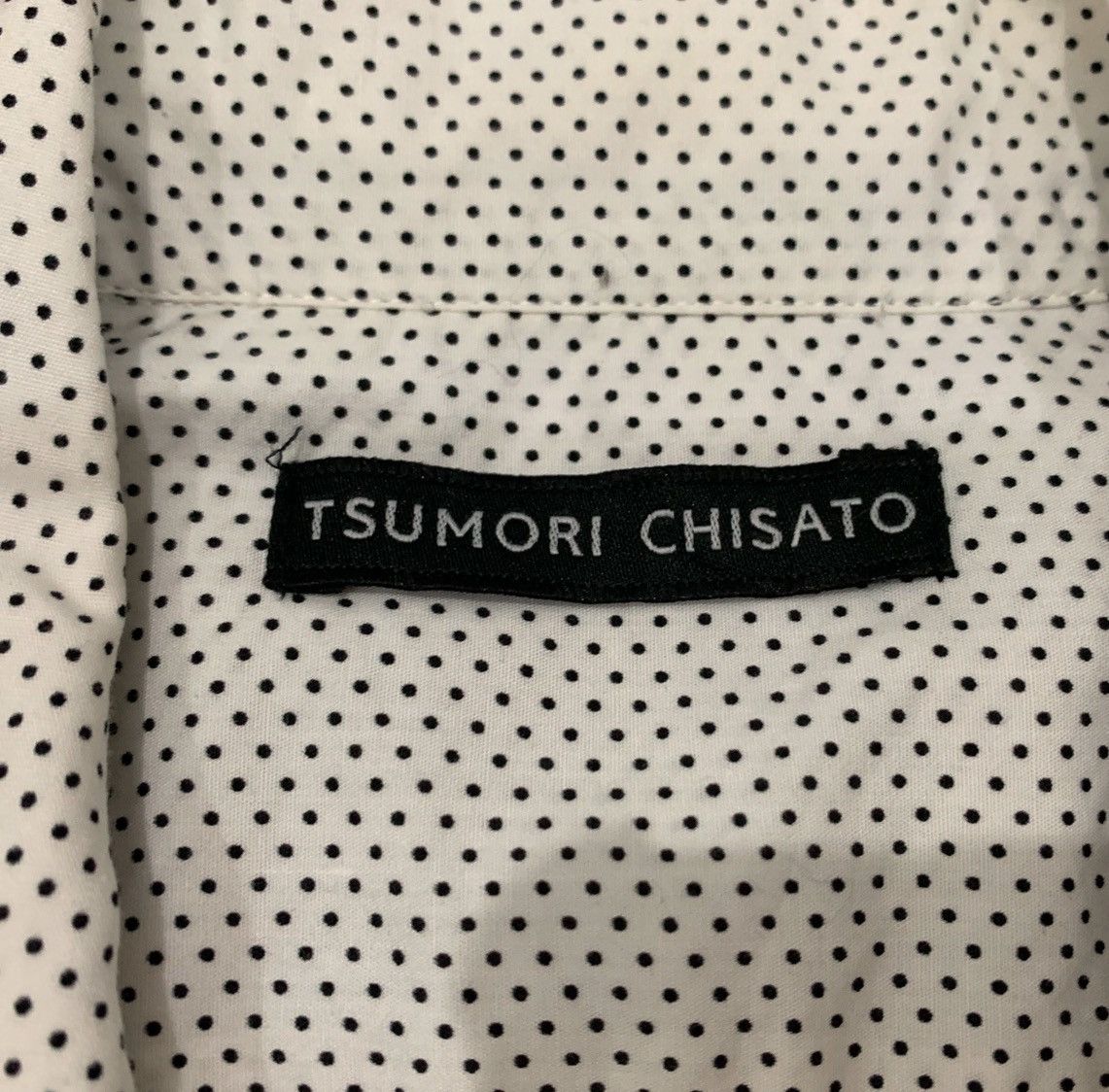 Issey Miyake TSUMORI CHISATO JAPAN POLKA DOT DESIGN COTTON SHIRT BUTTON Size US M / EU 48-50 / 2 - 9 Thumbnail