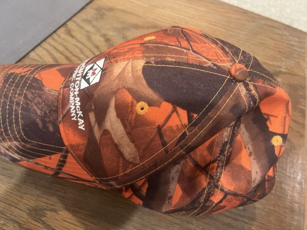 Vintage Orange Camo y2k Hat Size ONE SIZE - 2 Thumbnail