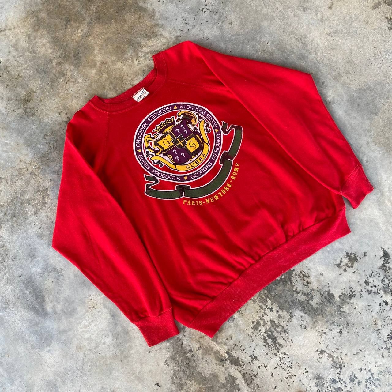 Georges Marciano VINTAGE 80S GEORGES MARCIANO GUESS CREWNECK Size US XL / EU 56 / 4 - 2 Thumbnail