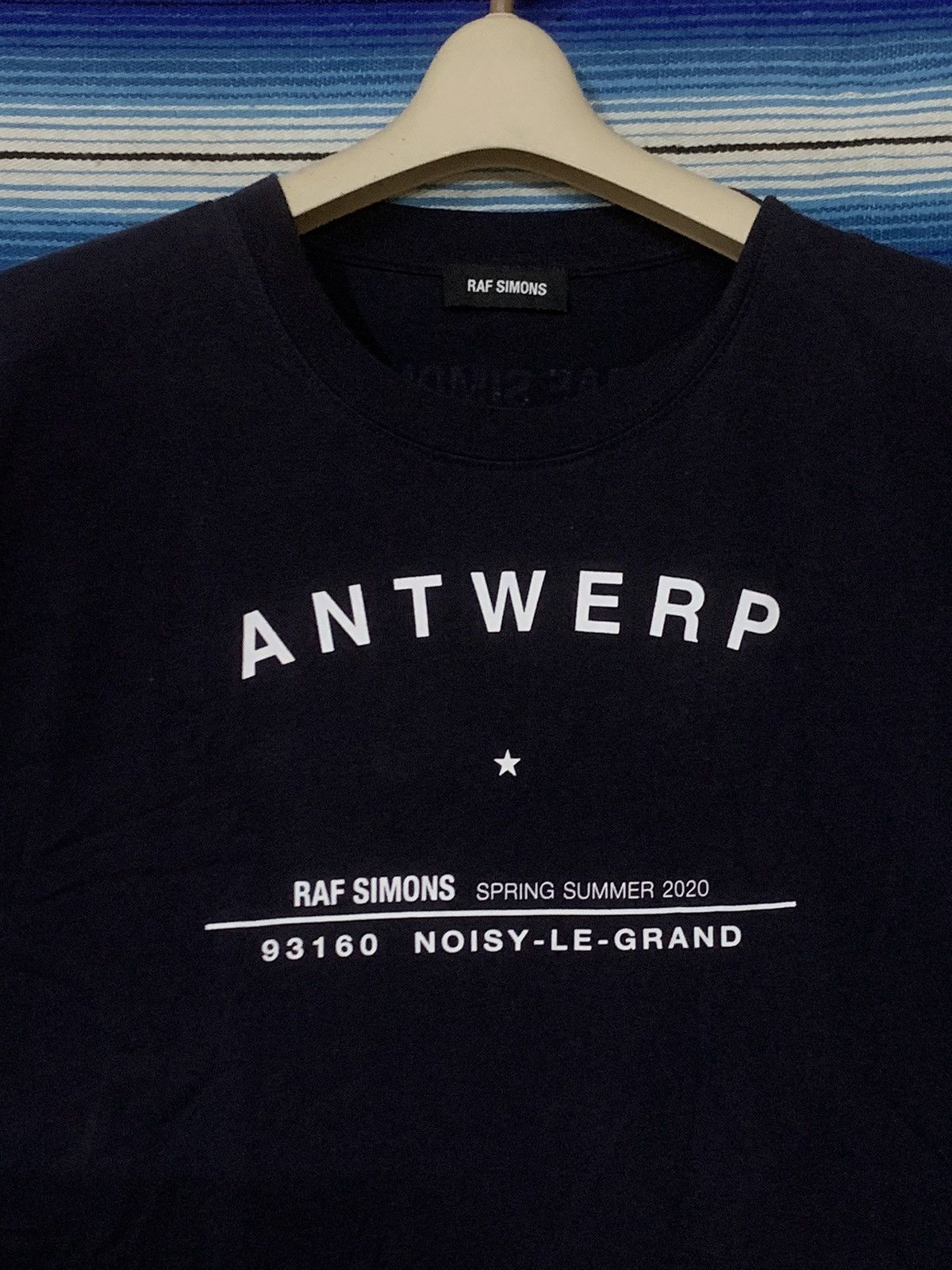 Raf Simons SS20 RAF Simon Antwerp Tour T-shirt Size L Size US L / EU 52-54 / 3 - 6 Thumbnail