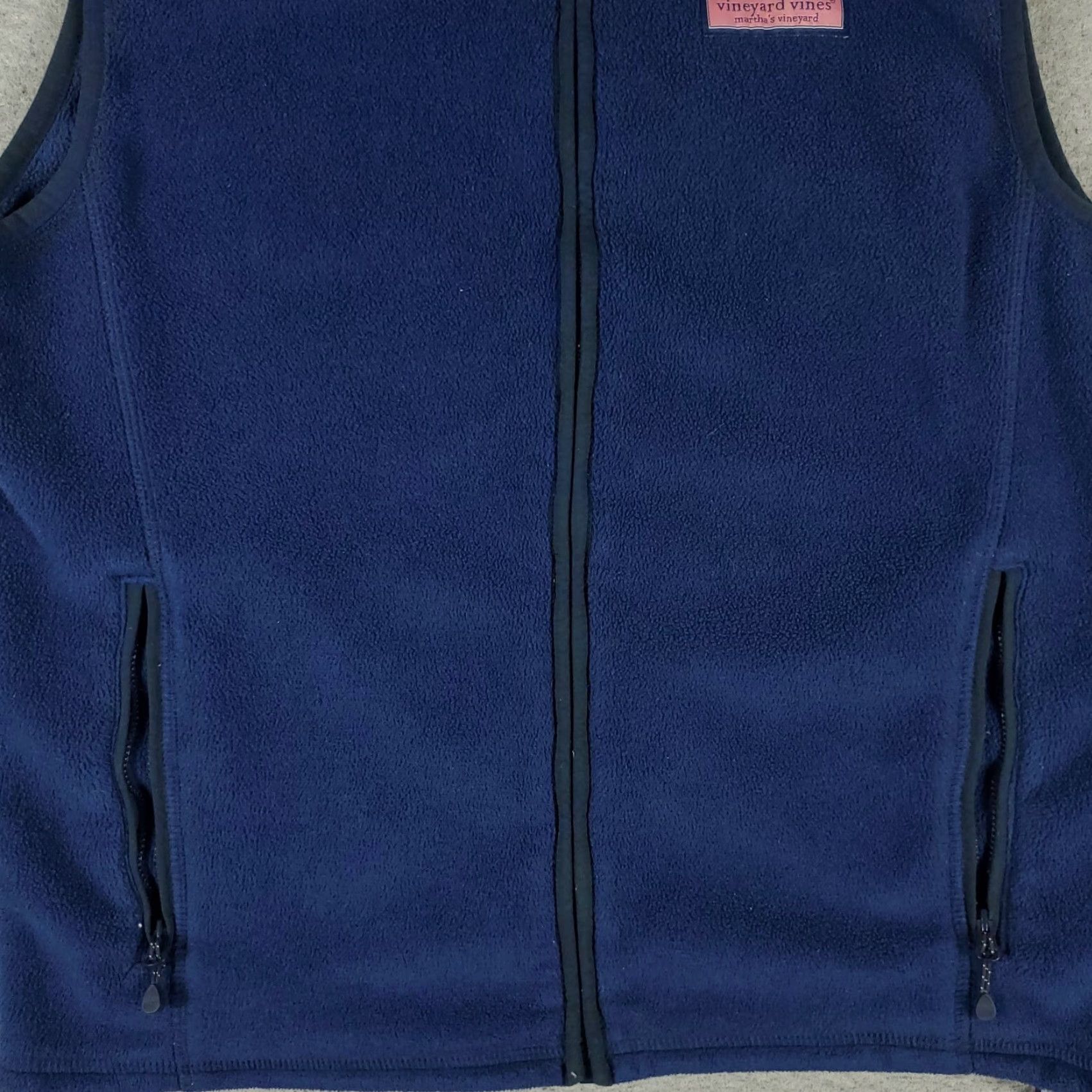 Vineyard Vines Vineyard Vines Vest Mens Size Small Blue Fleece Full Zip Up Sweater Size US S / EU 44-46 / 1 - 3 Thumbnail