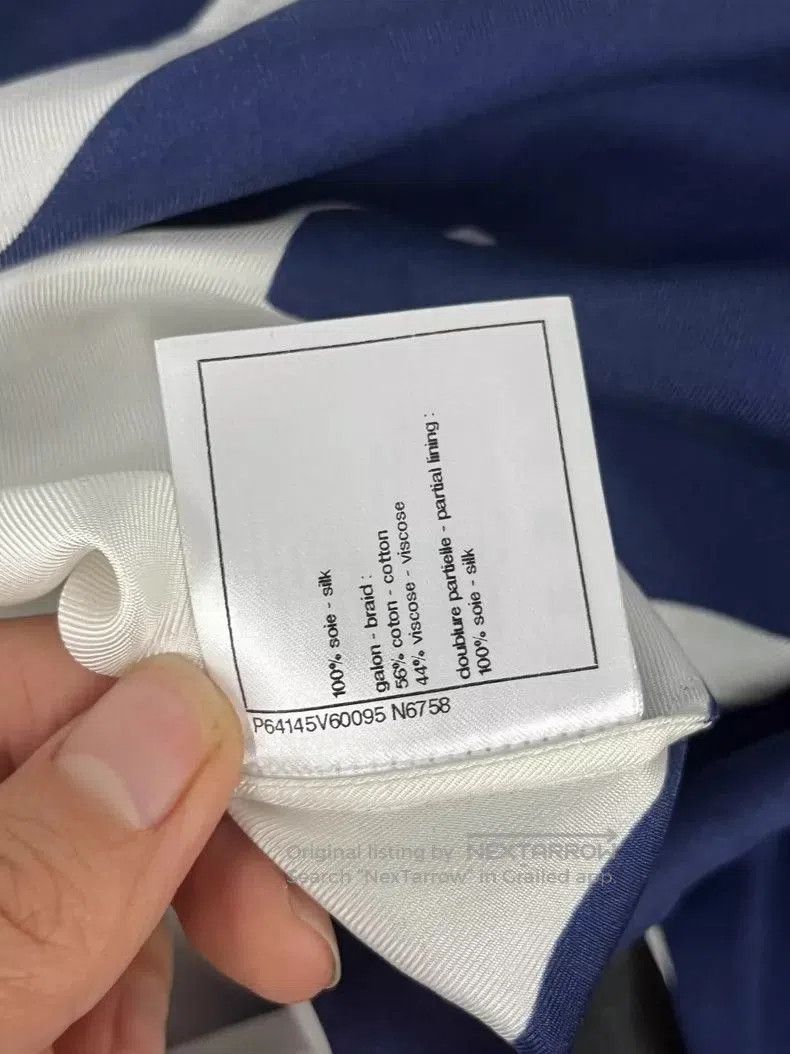 Chanel Chanel Silk Letter Design Jacket. Size US M / EU 48-50 / 2 - 7 Thumbnail
