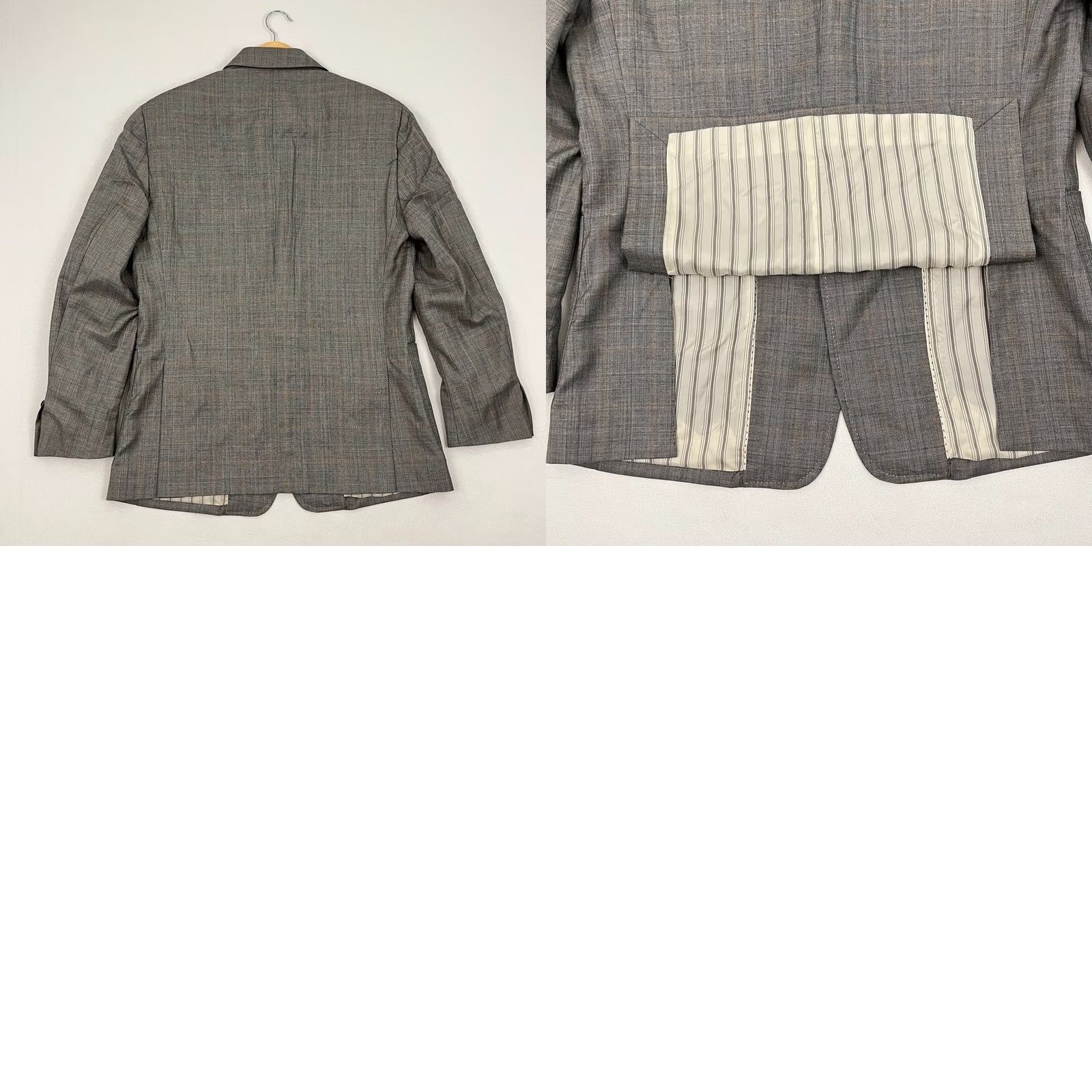 Billy Reid VINTAGE Billy Reid Blazer Mens 40R Gray Glen Check Wool 2-Button Coat Suit Jacket Career Size 40R - 9 Thumbnail