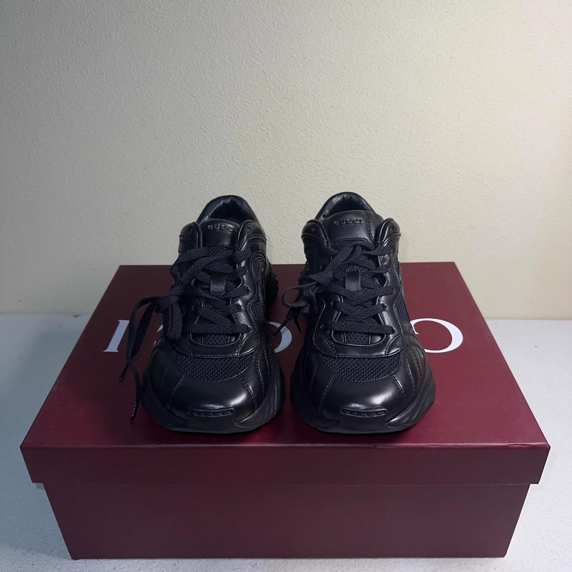 Gucci GUCCI Ripple Platform Sneakers Men's Black 39/39.5 Size US 6.5 / EU 39-40 - 2 Thumbnail