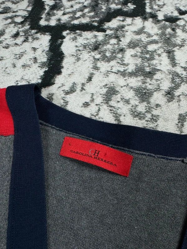 Carolina Herrera Carolina Herrera gray multicolor cardigan sweater L Size US L / EU 52-54 / 3 - 4 Thumbnail