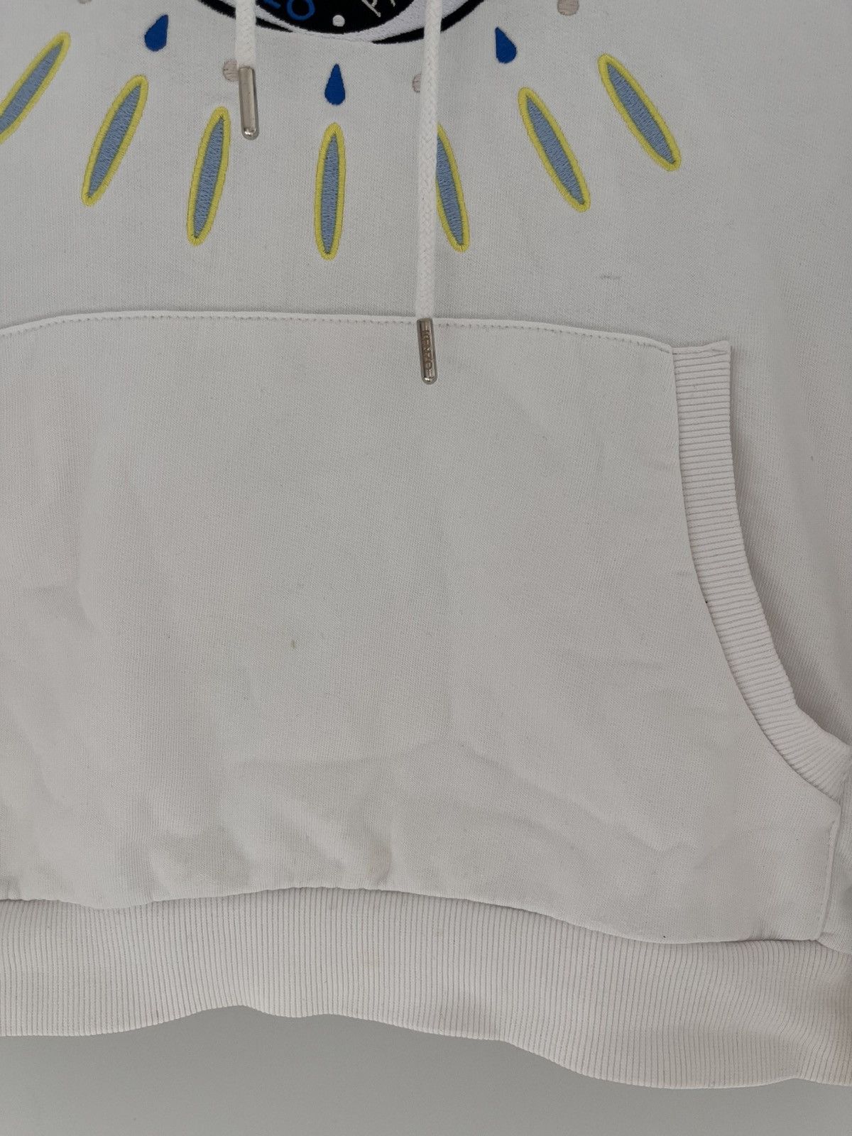 Kenzo Kenzo white hoodie big logo boxy Size S / US 4 / IT 40 - 4 Thumbnail