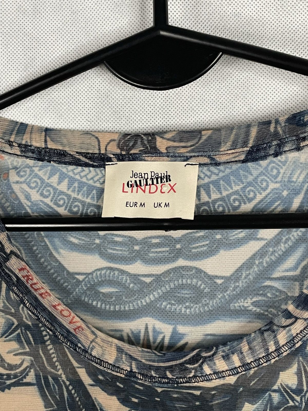Jean Paul Gaultier × Vintage Jean Paul Gaultier JPG Lindex Vintage Mesh Long Sleeve Top Size M / US 6-8 / IT 42-44 - 6 Thumbnail