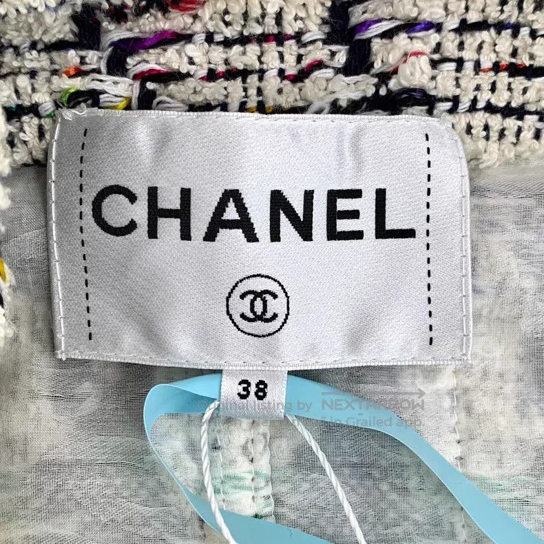 Chanel Chanel Data Centre Series Colour-blocked Velcro Cotton Lap Size XS / US 0-2 / IT 36-38 - 6 Thumbnail