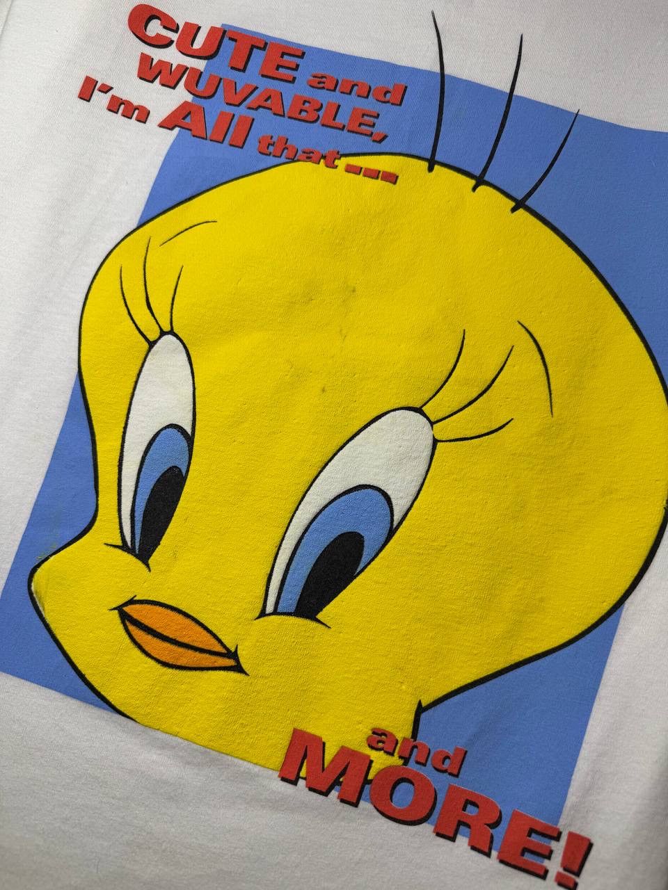 Vintage × Warner Bros Vintage 1995 Tweety Tee Looney Tunes Warner Bros. T-Shirt Size US L / EU 52-54 / 3 - 4 Thumbnail