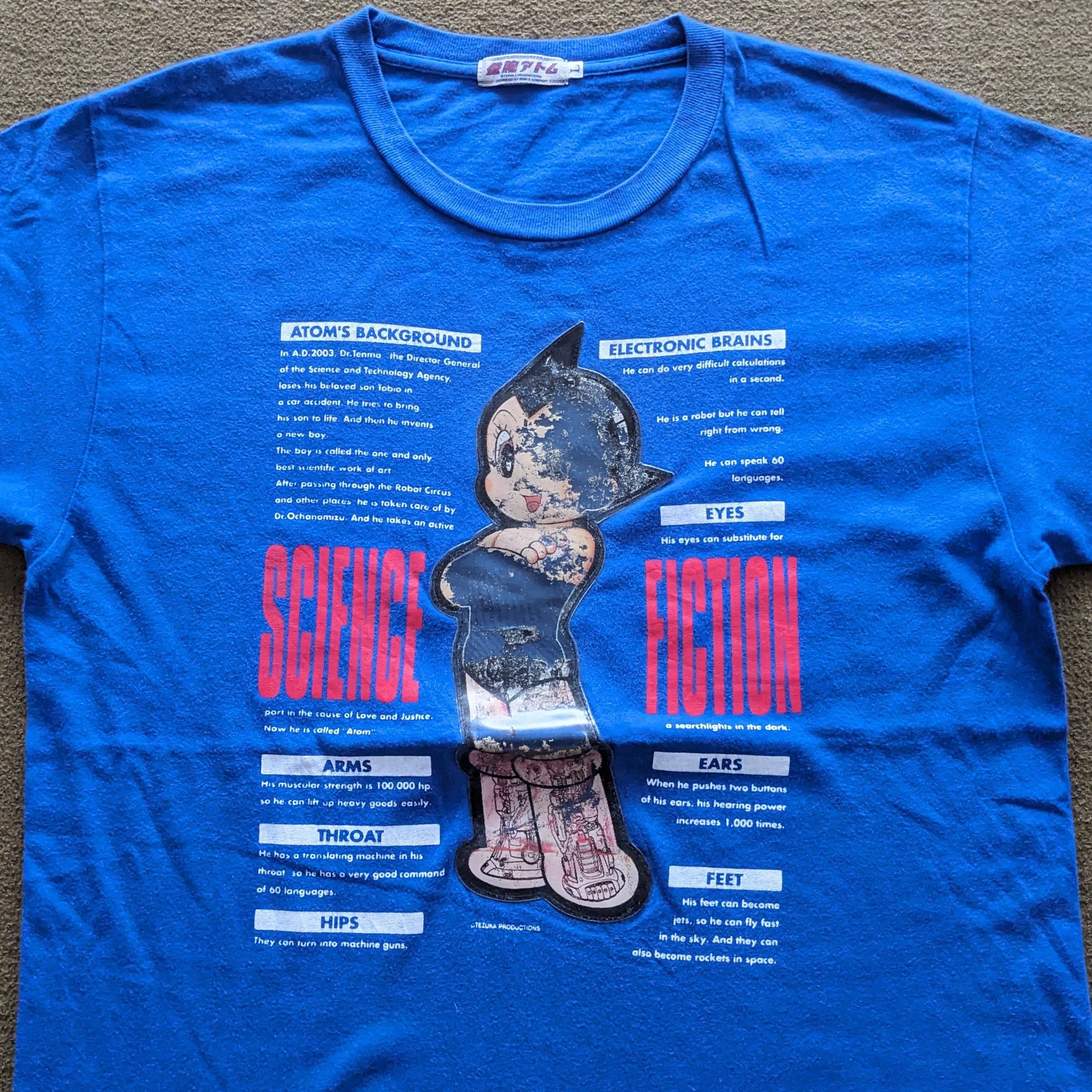 Vintage Vintage ASTRO BOY Japanese Anime T-shirt Size US M / EU 48-50 / 2 - 2 Thumbnail