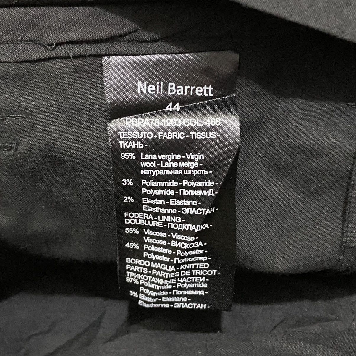 Neil Barrett Neil Barrett Skinny Fit Leg Zipper Trousers Size US 29 - 6 Thumbnail