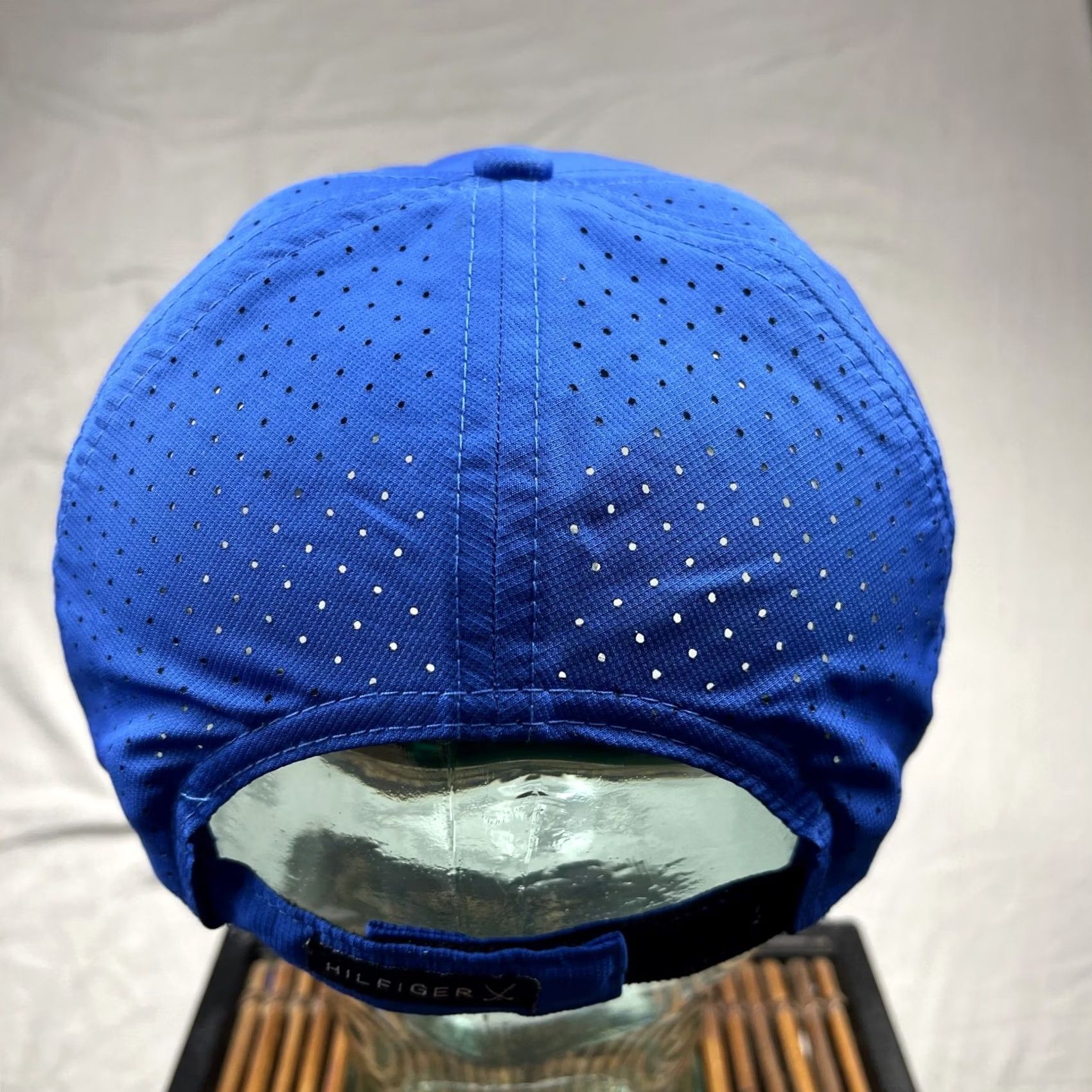 Tommy Hilfiger Tommy Hilfiger Hat Cap Mens Adjustable Blue 6 Panel Vented Golf Outdoor Gym Hat Cap Mens Adjustable Blue 6 Panel Vented Golf Outdoor Gym Size ONE SIZE - 5 Thumbnail
