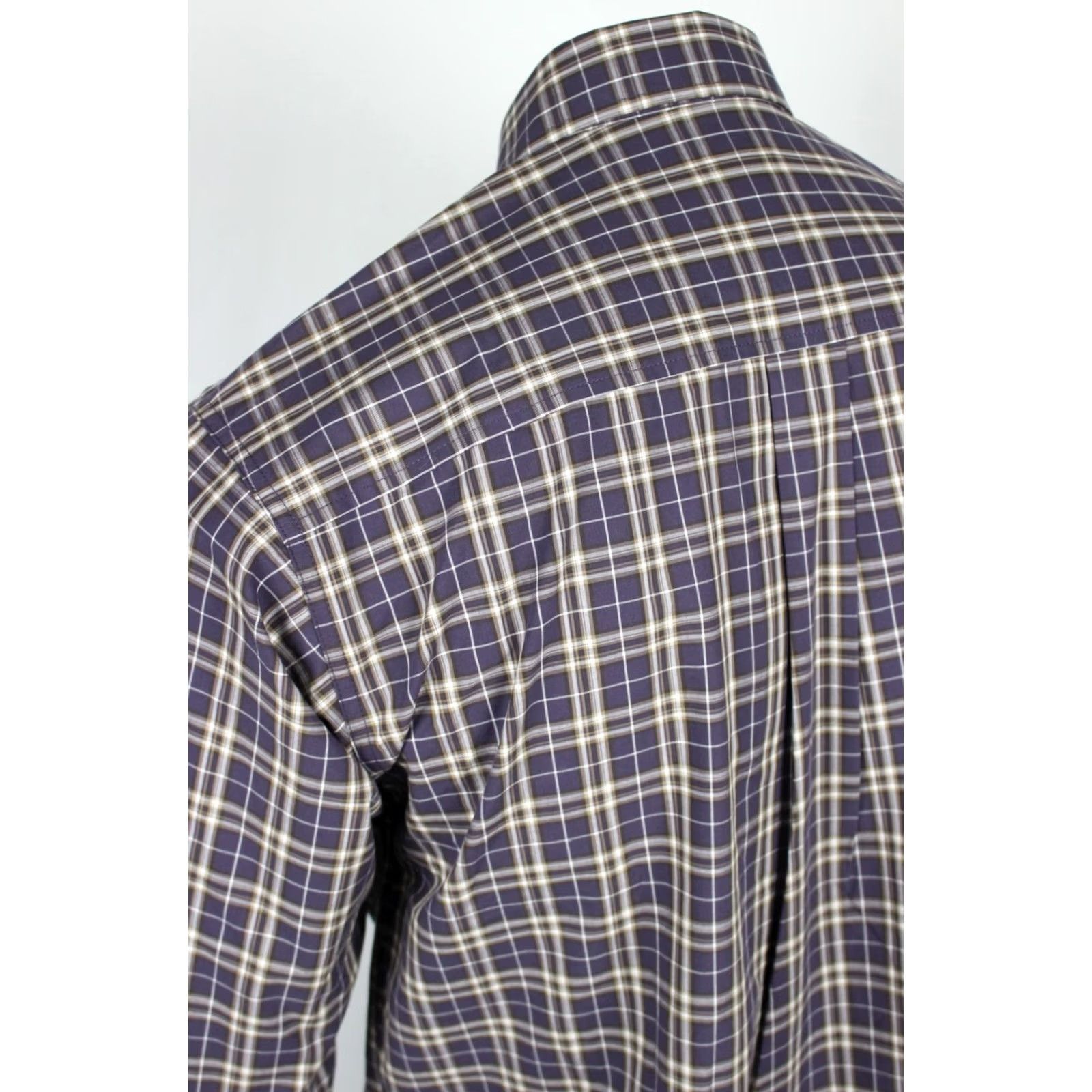 Vintage Cinch Men's Plaid Print Long Sleeve Button-Down Western Shirt S Purple Size US S / EU 44-46 / 1 - 3 Thumbnail