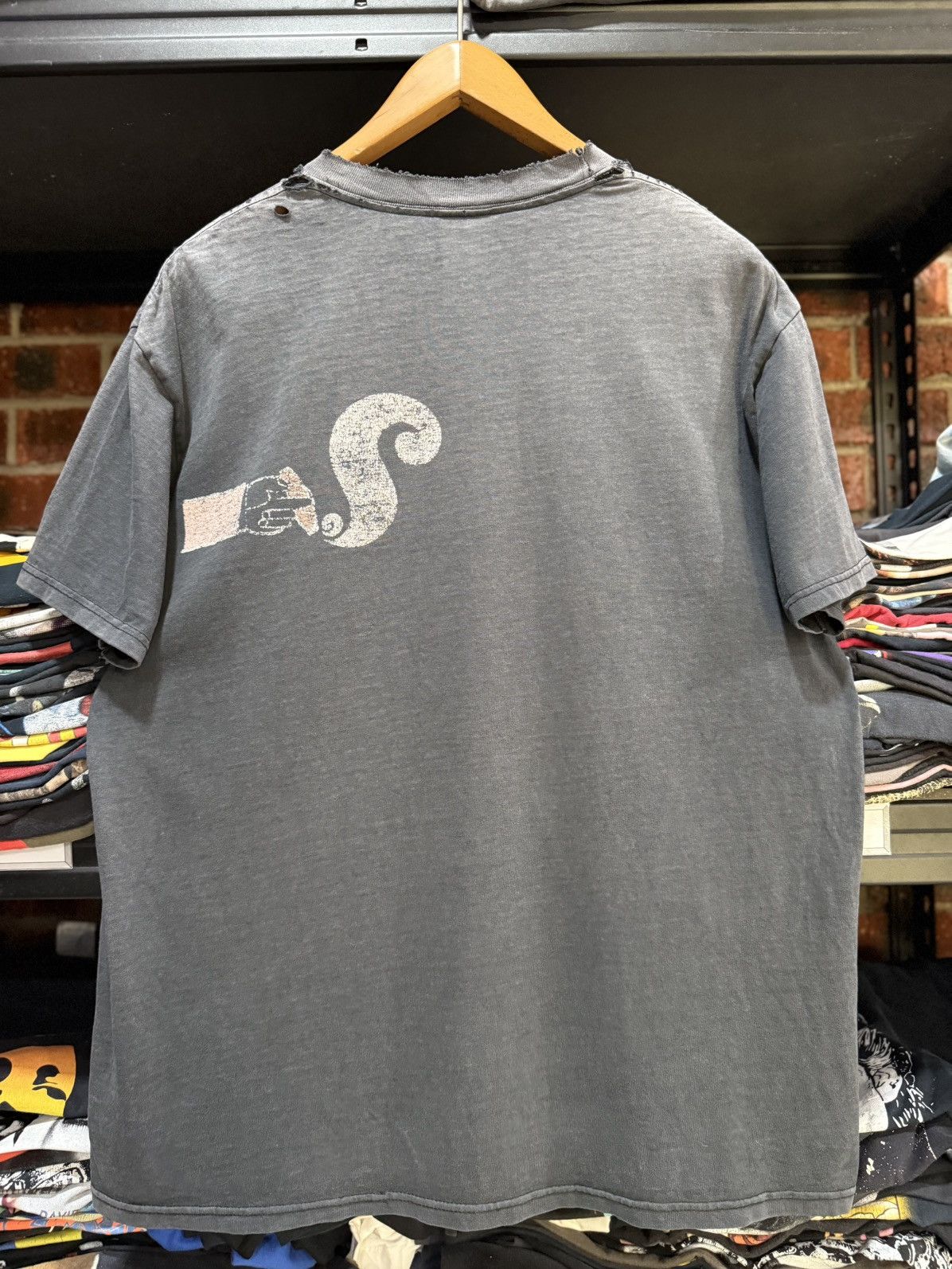 Stussy Thrashed Vintage Stussy Skateboard Sun Faded Tee Size US L / EU 52-54 / 3 - 13 Thumbnail