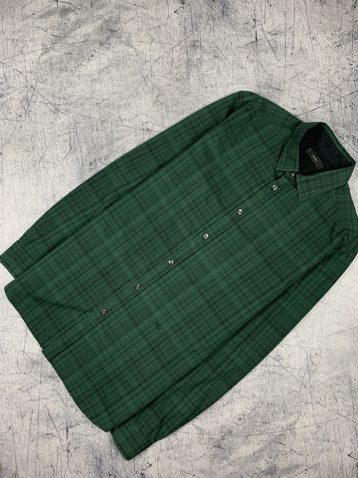 Diesel Y2K Diesel Plaid Button Ups Shirt Size L Size US L / EU 52-54 / 3 - 1 Thumbnail