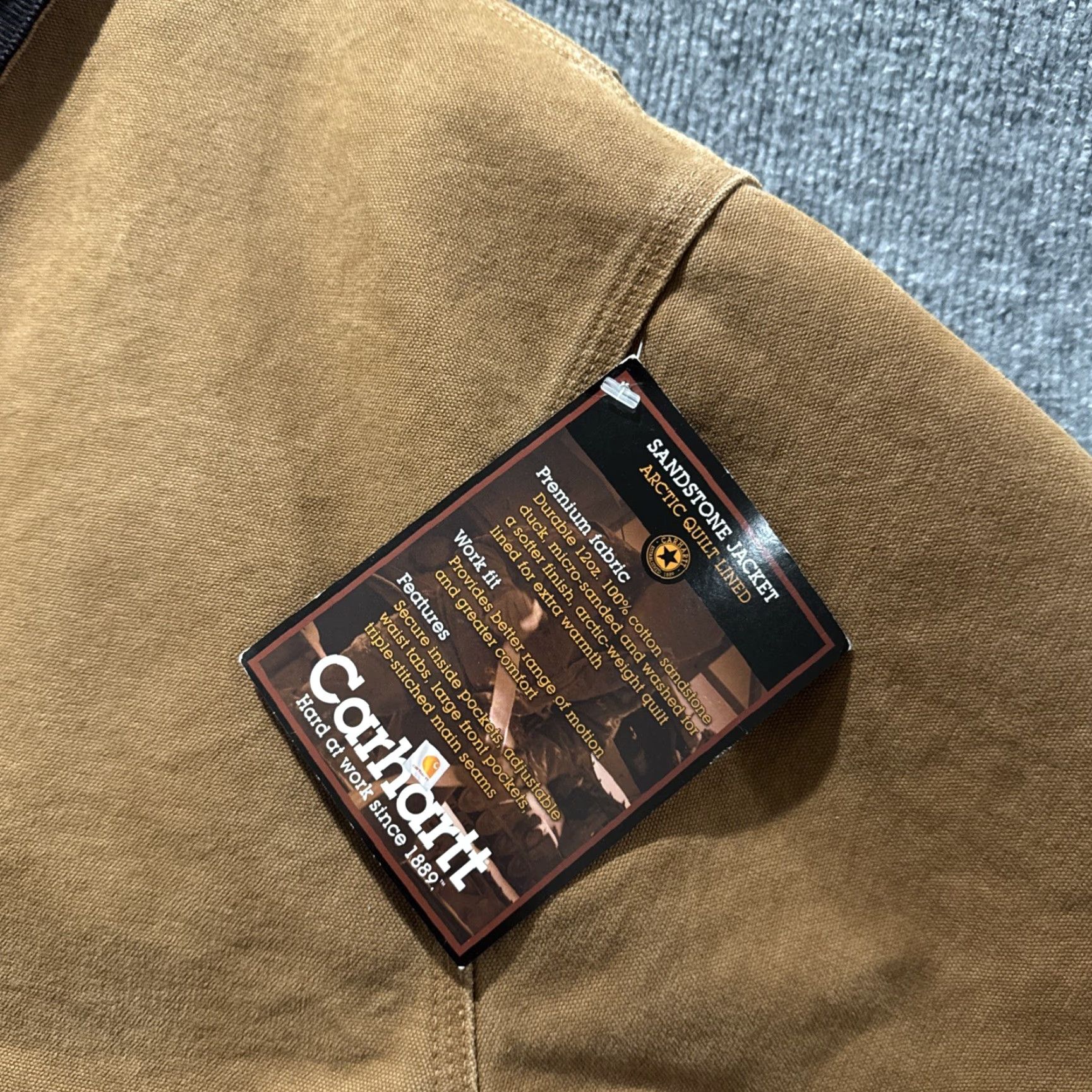 Carhartt VINTAGE Carhartt Arctic Jacket Brown 4XL Men Bomber Jacket HTF RARE J22 BNWT 00’s Size US XXL / EU 58 / 5 - 4 Thumbnail