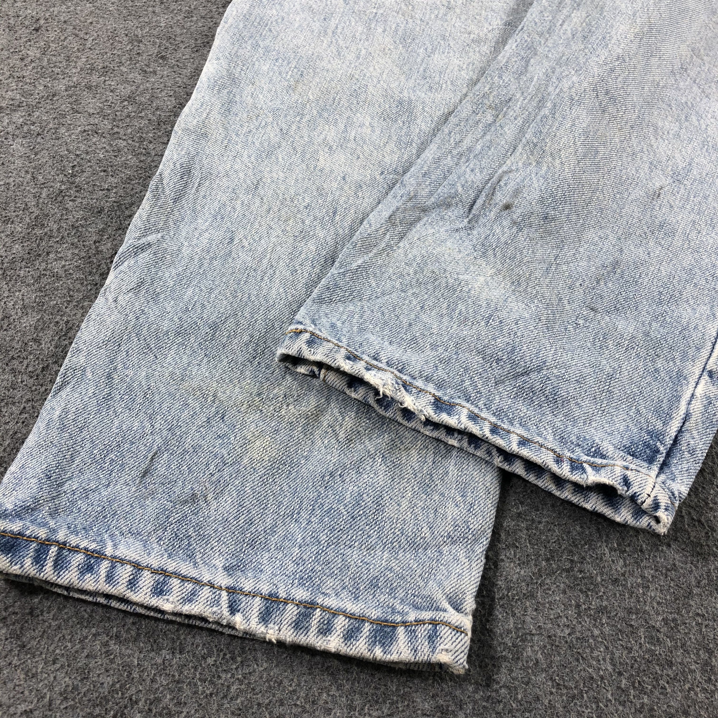 Levi's Vintage Light Wash Levis 550 Jeans-J2590 Size US 33 - 6 Thumbnail