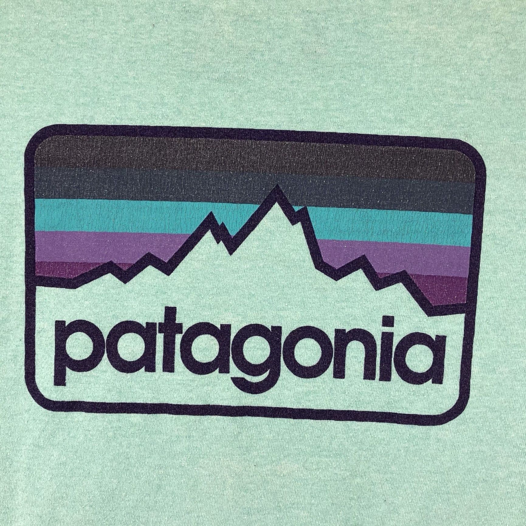 Patagonia Patagonia T-Shirt Shirt Men Small Short Sleeve Icy Blue Mountain Graphic Responsibili-Tee Crew Neck Size US S / EU 44-46 / 1 - 3 Thumbnail
