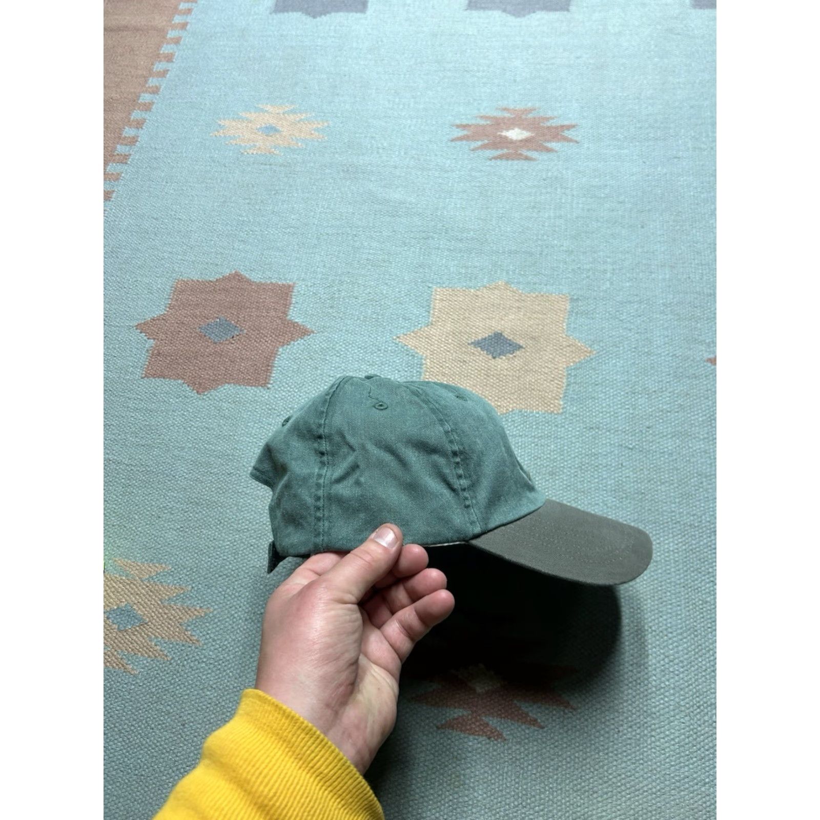 Vintage VINTAGE strapback hat cap Skagway Alaska embroidered green anchor adjustable Size ONE SIZE - 8 Thumbnail