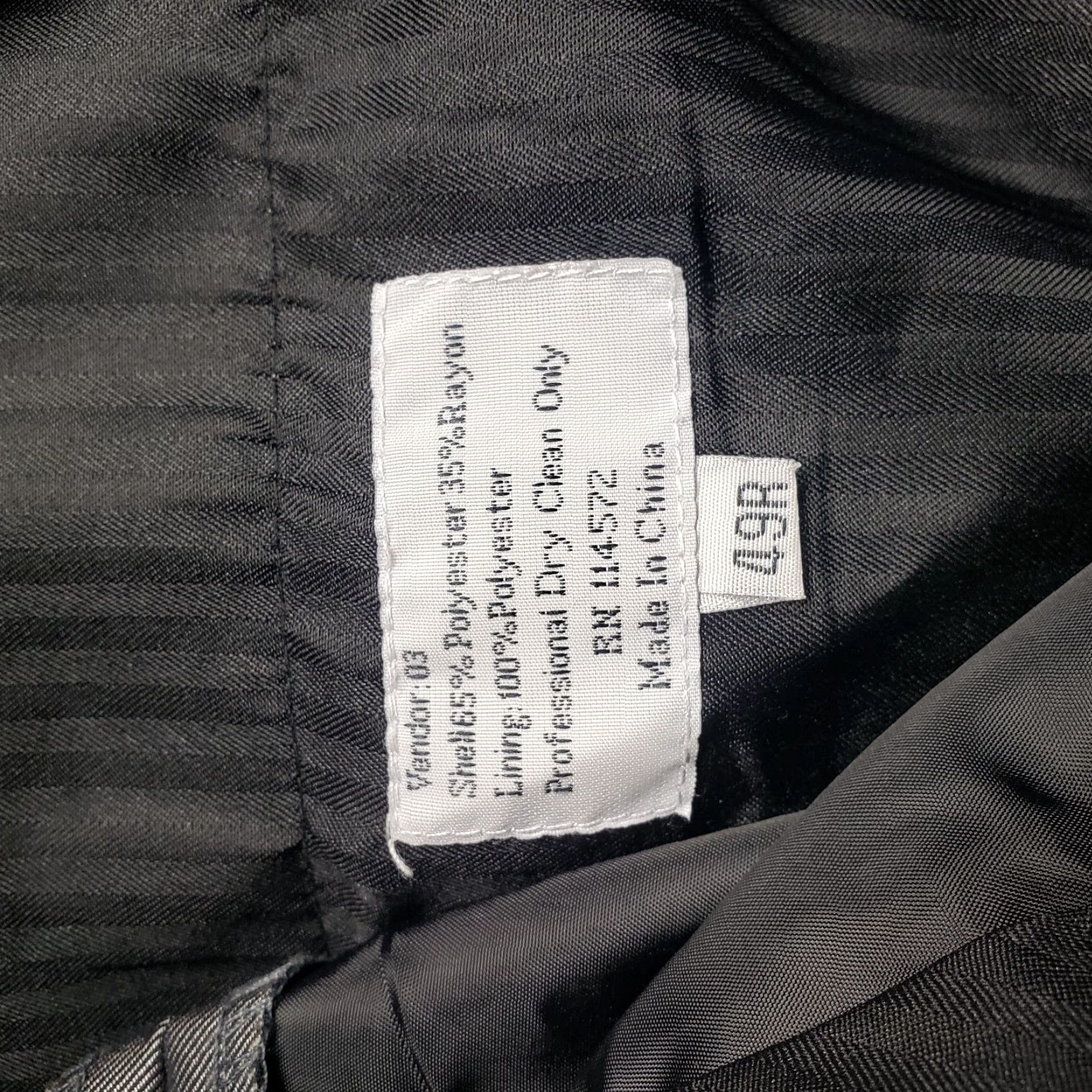 Vintage Vinci Dress Pants Slacks Men's 49R Steel Gray Shimmer Rayon Blend Made in Italy Size US 38 / EU 54 - 4 Thumbnail