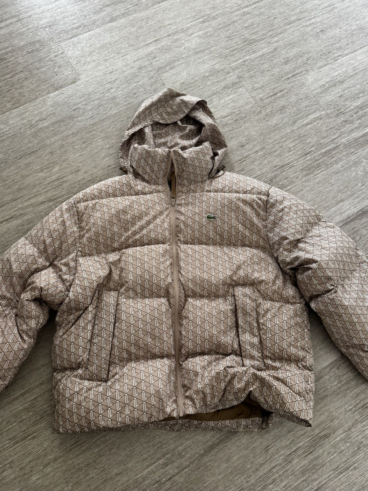 Lacoste Lacoste Puffer jacket with hood Size US M / EU 48-50 / 2 - 1 Thumbnail