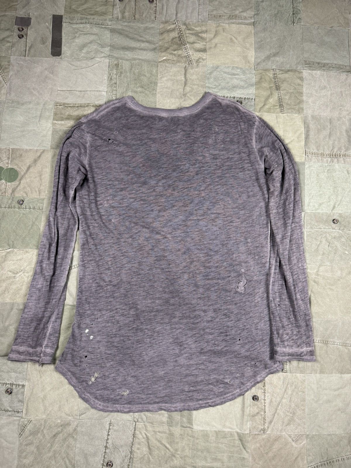 The Squad Distressed Elongated Hem Tee Size US M / EU 48-50 / 2 - 4 Thumbnail
