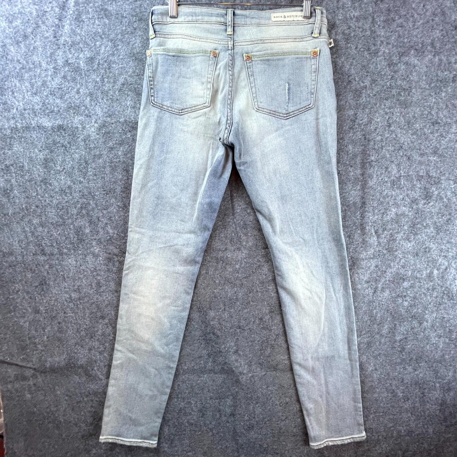 Rock & Republic Rock & Republic Jeans Womens 8 Berlin Distressed Skinny Size 30" / US 8 / IT 44 - 2 Thumbnail