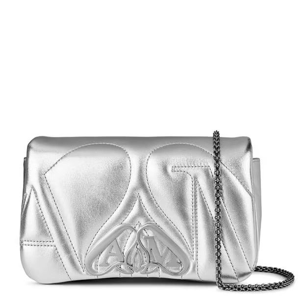 Alexander McQueen o1g2r1mq0824 Size: OS / The Seal Mini Bag in Light Silver Size ONE SIZE - 1 Thumbnail
