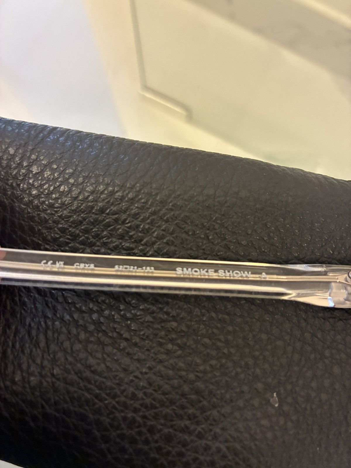 CHROME HEARTS Smoke Show Crystal Silver Glasses