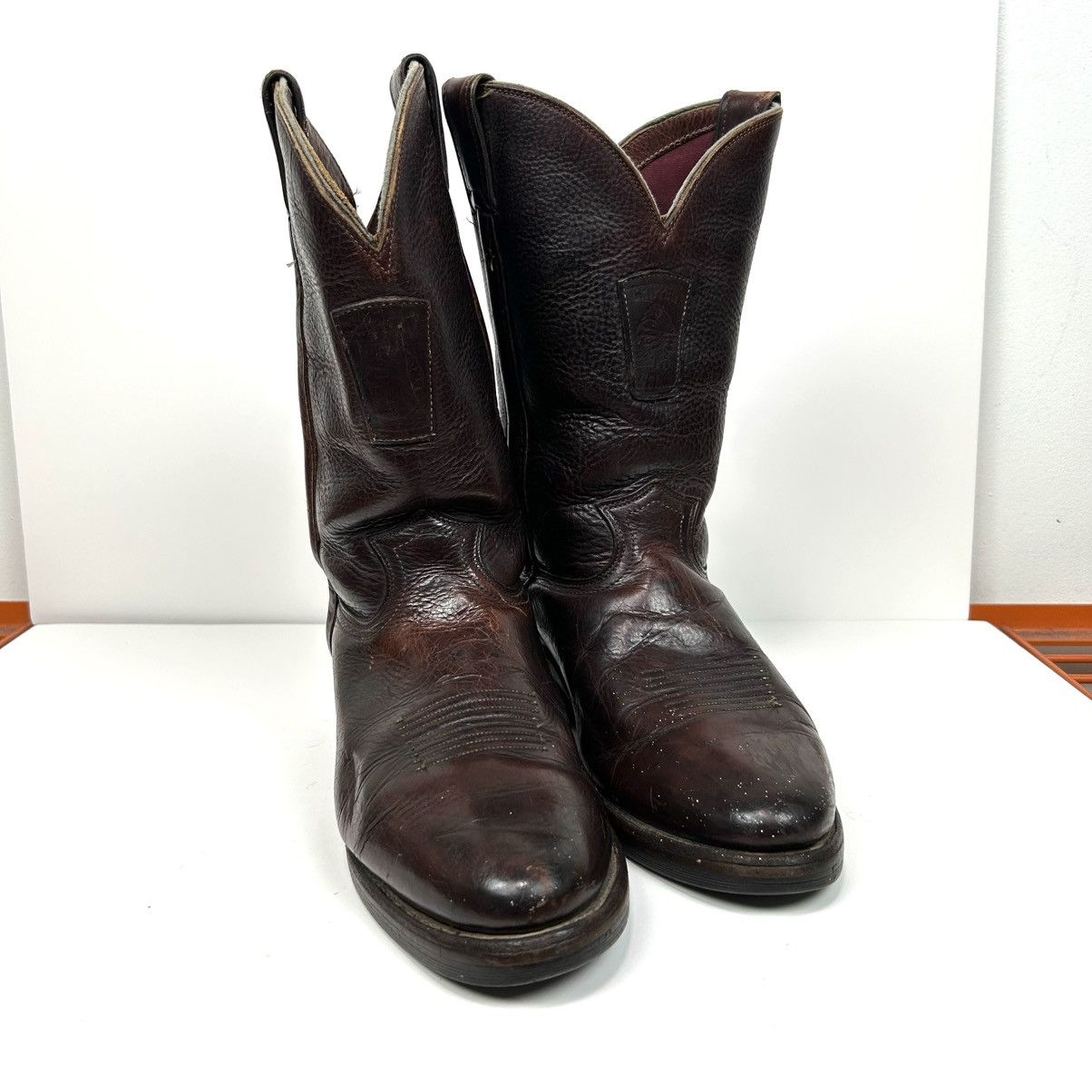Chippewa Vintage Chippewa brown leather cowboy boots Size US 10.5 / EU 43-44 - 3 Thumbnail
