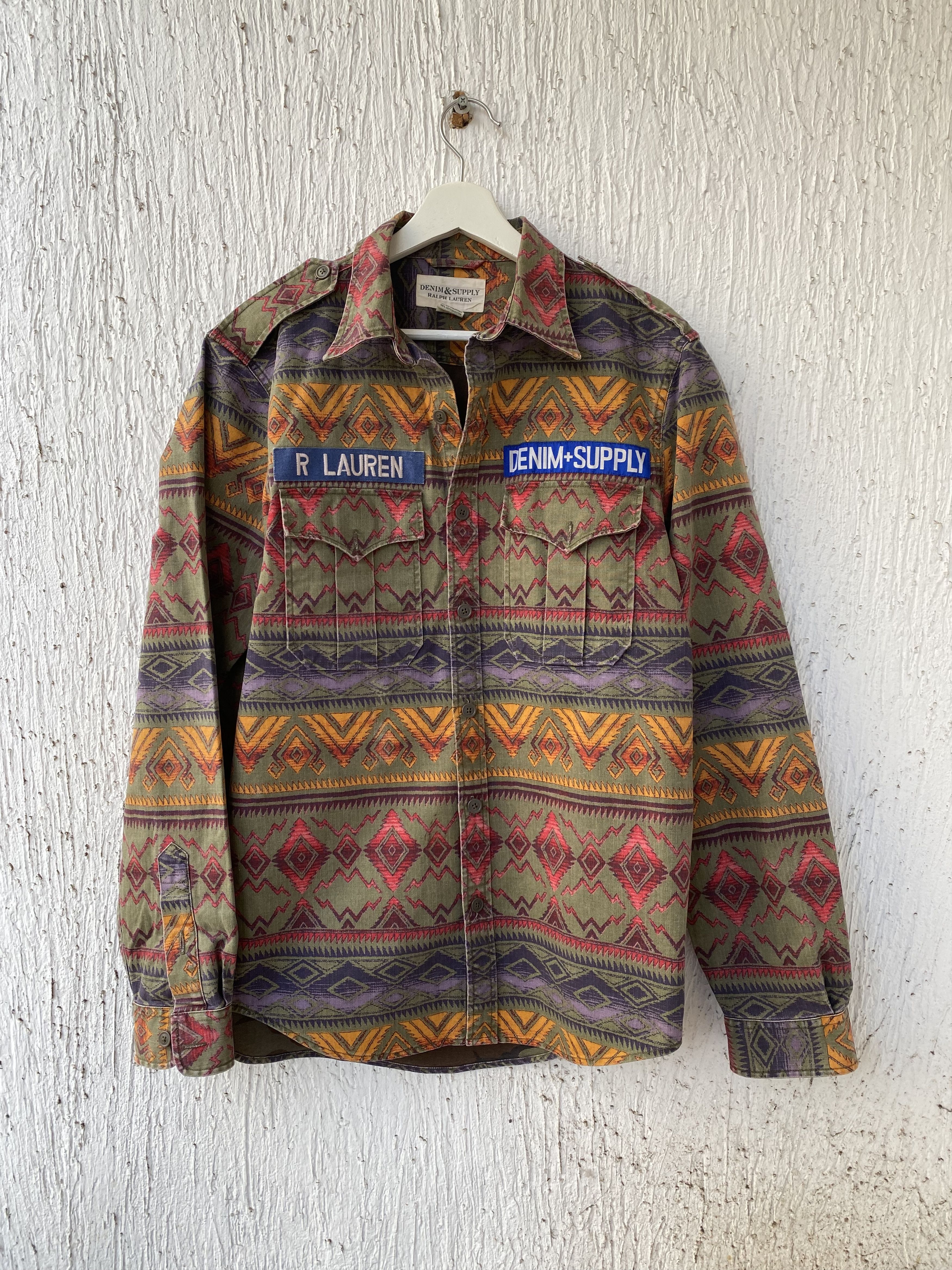 Ralph Lauren Aztec camo overshirt Size US M / EU 48-50 / 2 - 1 Thumbnail