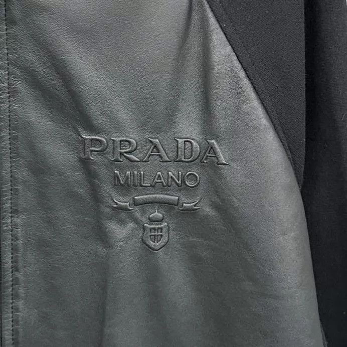 Prada PRADA Sheepskin Heavy - Duty Zip Jacket S 95 New Size US S / EU 44-46 / 1 - 4 Thumbnail