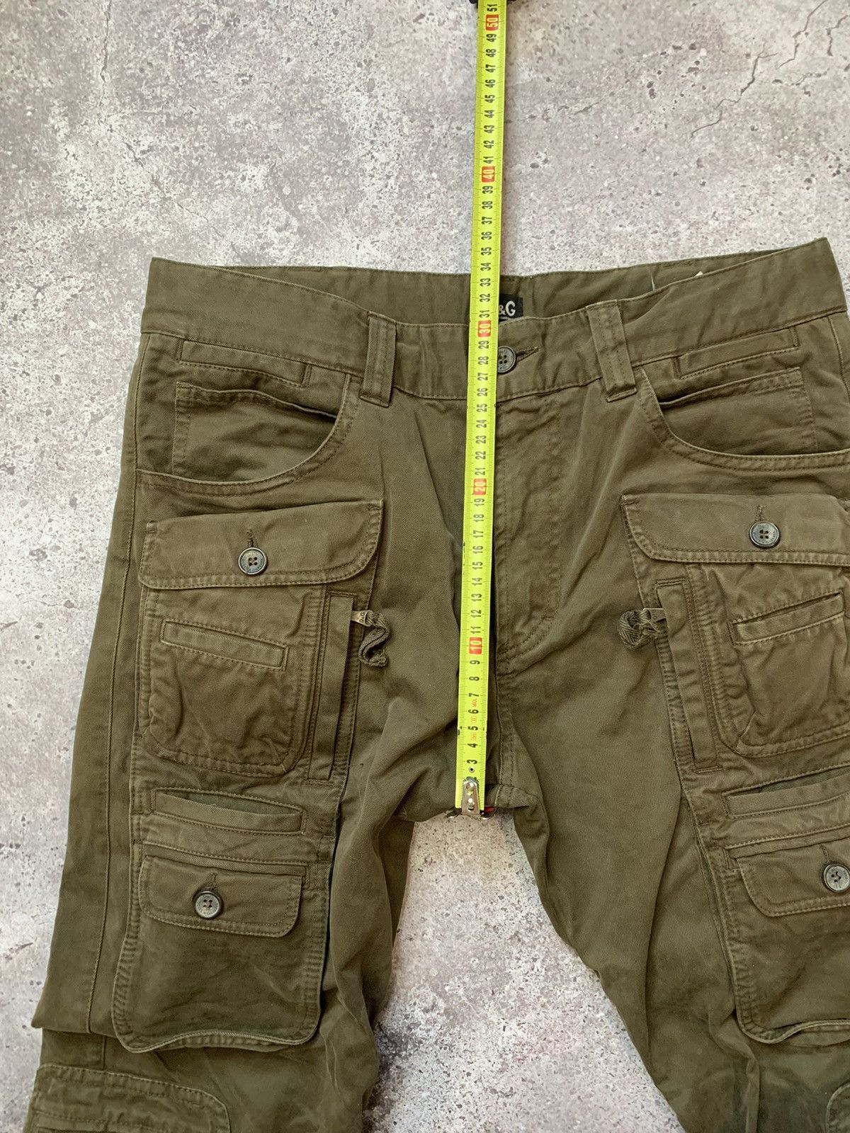 Dolce & Gabbana RARE Dolce & Gabbana 00s Multi Pocket Cargo Pants Size US 34 / EU 50 - 19 Thumbnail