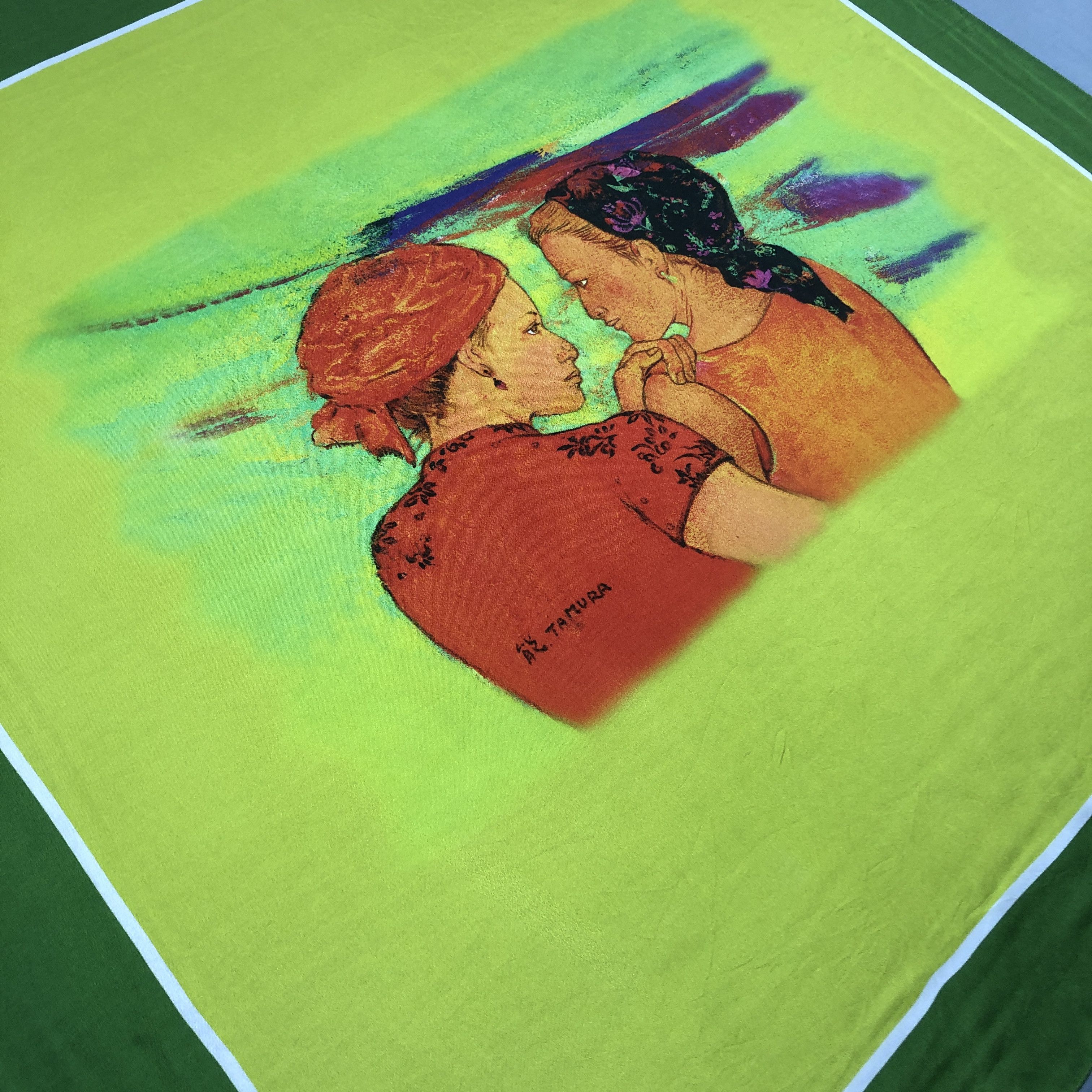 Fuck Art, Make Tees Vintage Kawashima SILK Scarf Twill Stole Wraps Scarves Size ONE SIZE - 5 Thumbnail
