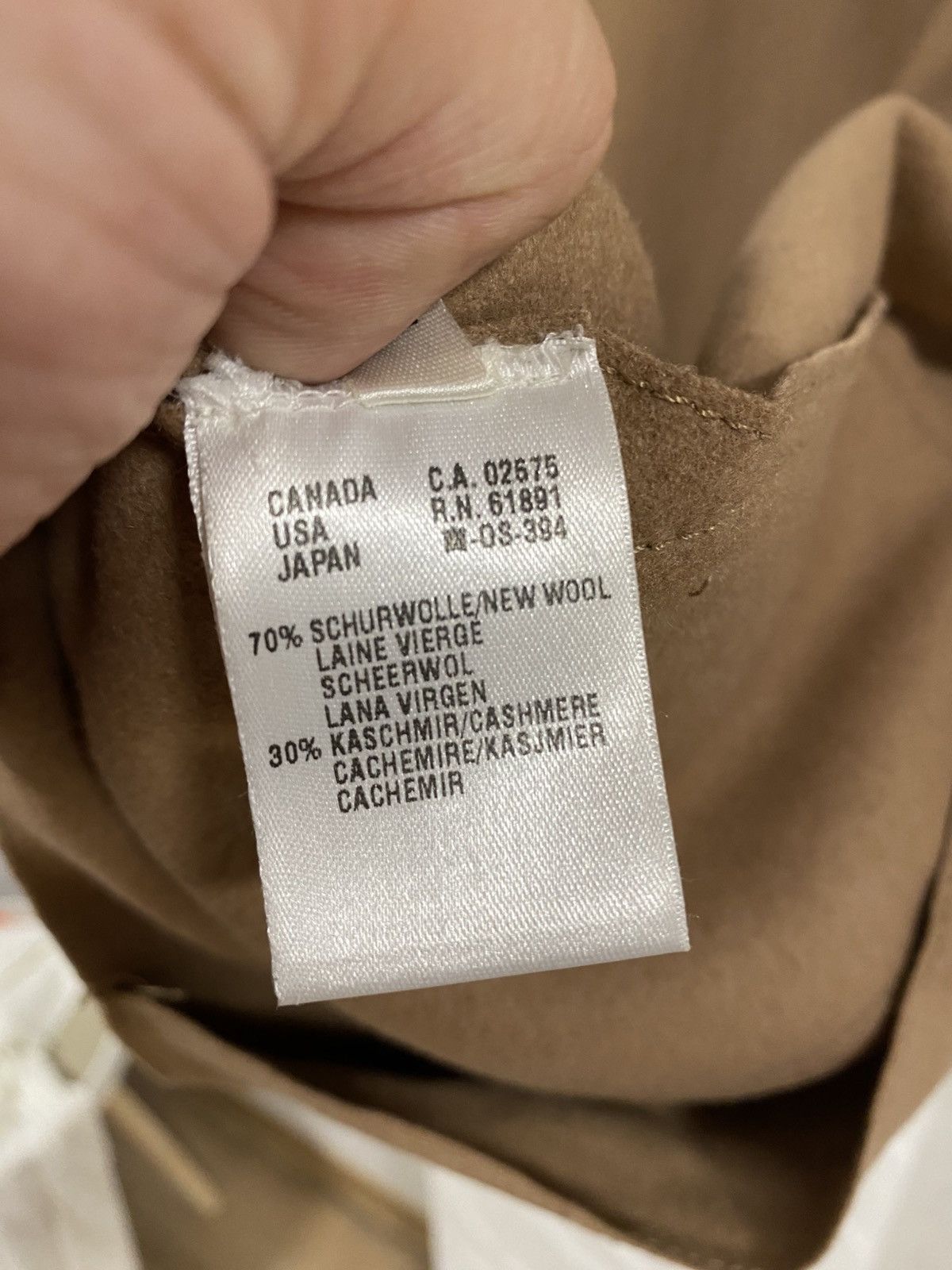 Escada Escada Camel Beige Coat wool and cashmere Jacket Size: 42 Size M / US 6-8 / IT 42-44 - 6 Thumbnail