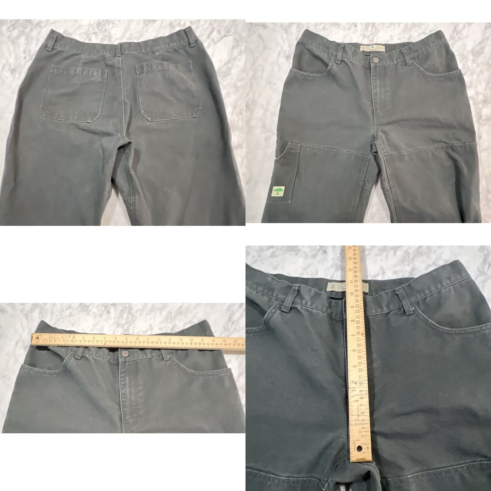 Vintage VINTAGE Arborwear Double Knee Women’s Pant Size 16 Style 152220 Shortened 27” Dark Green Size 38" / US 16 / IT 52 - 8 Thumbnail