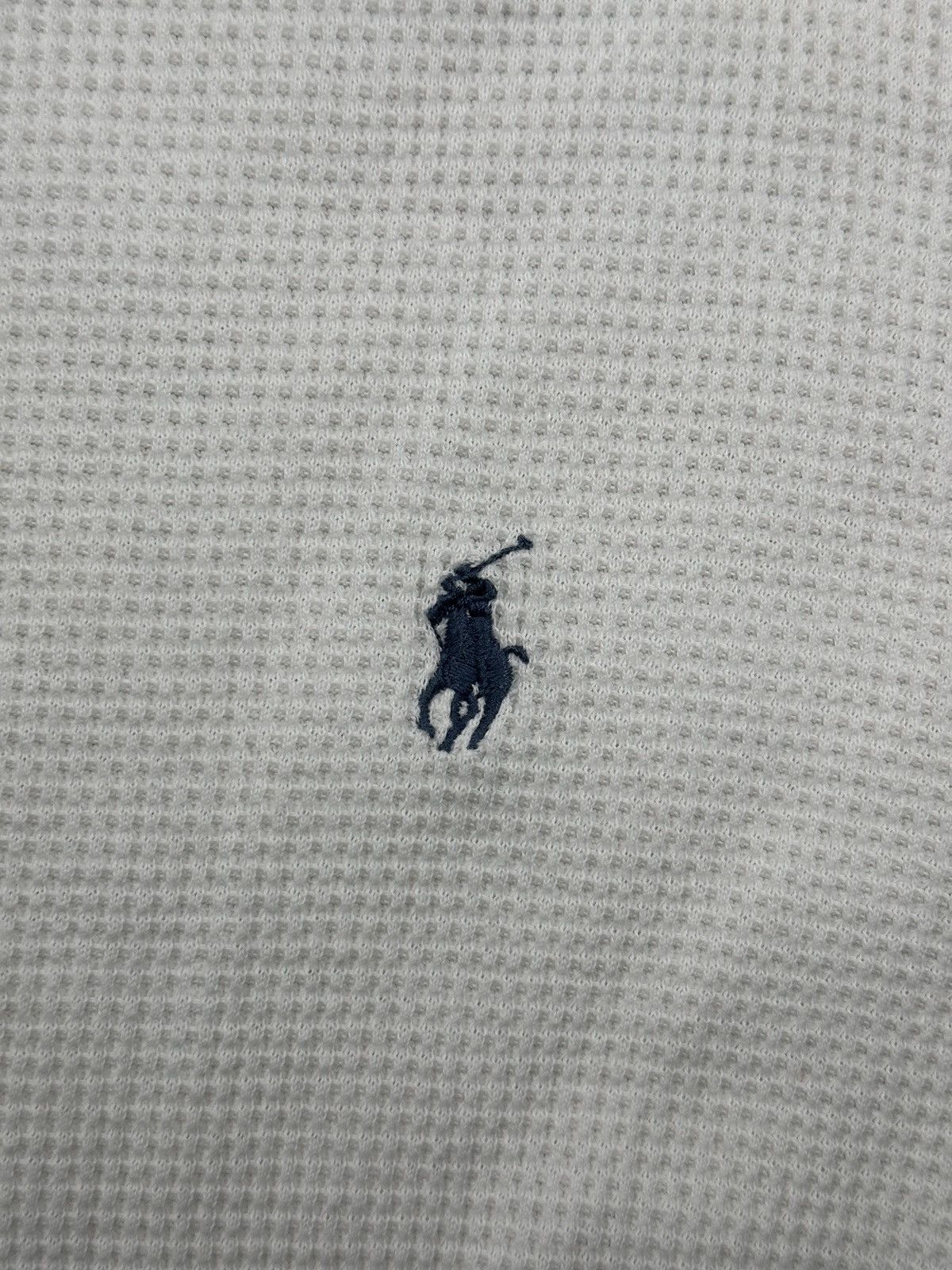 Polo Ralph Lauren Vintage Polo Ralph Lauren Waffle Knit Thermal Long Sleeve Size US XL / EU 56 / 4 - 5 Thumbnail