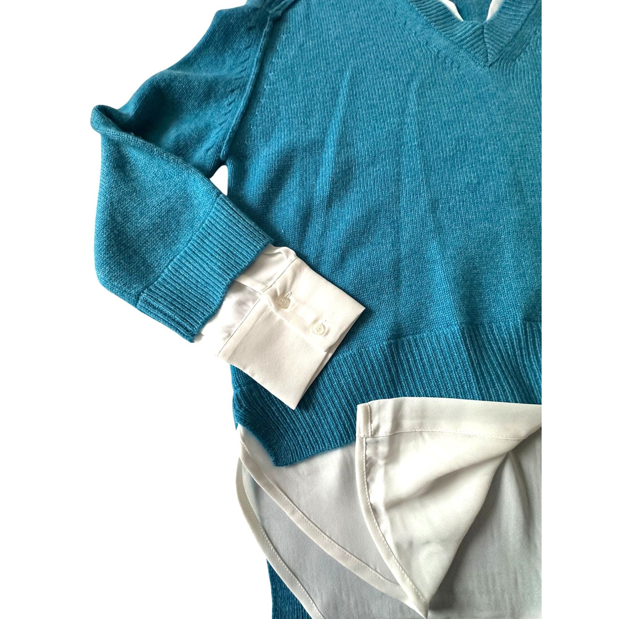Brochu Walker Brochu Walker The Looker Layered V-Neck Sweater. Size S, Size S / US 4 / IT 40 - 11 Thumbnail