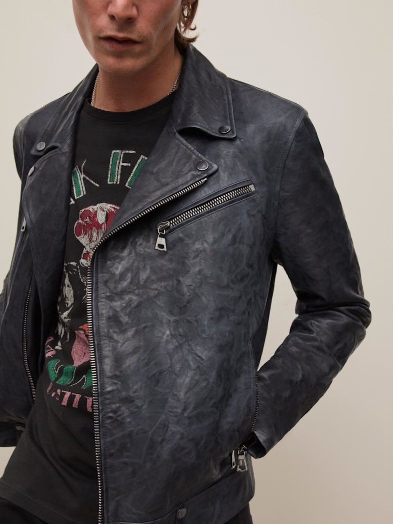 John Varvatos Chelsea Biker Jacket Eu 48 USA 38 Size US M / EU 48-50 / 2 - 2 Thumbnail