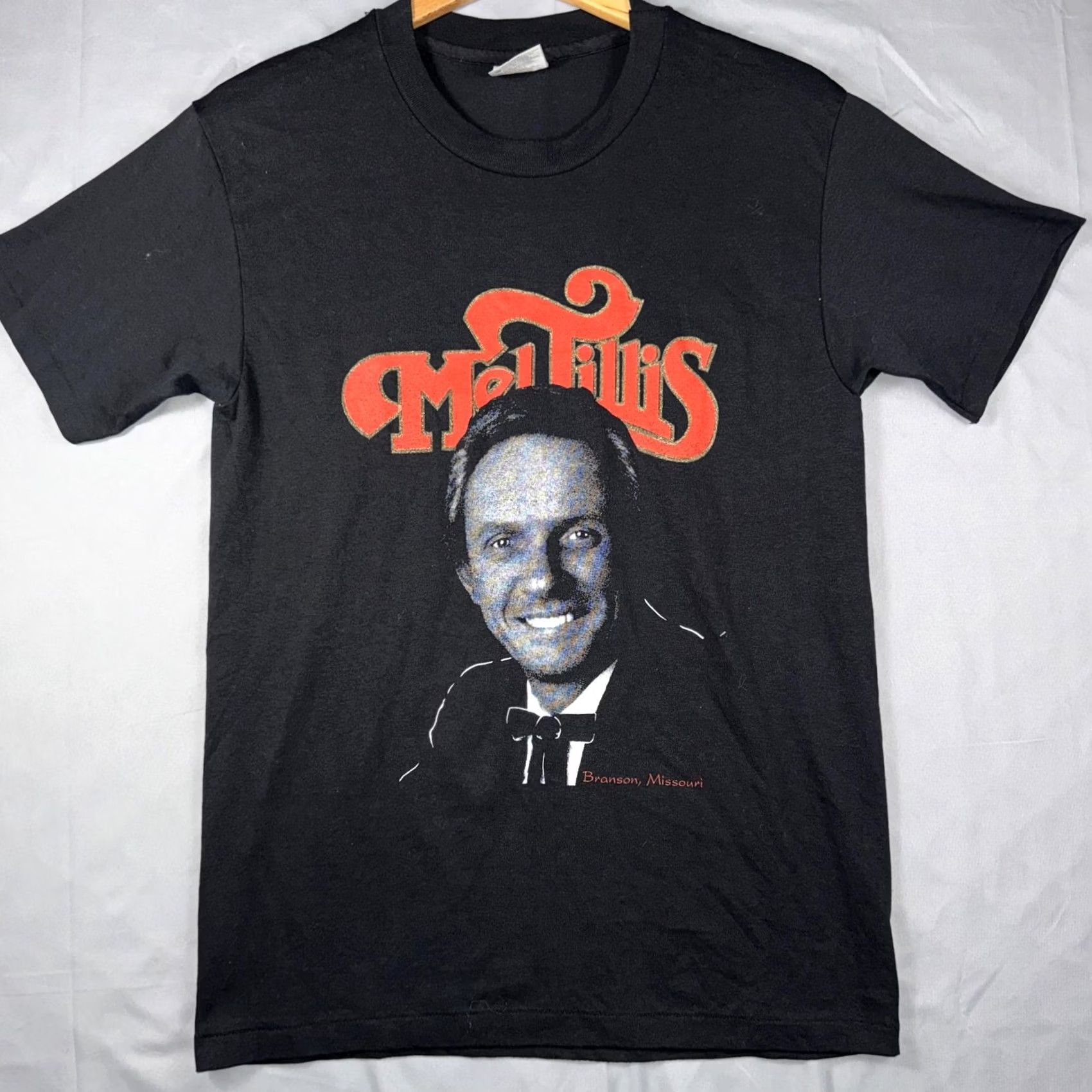 Hanes VINTAGE Hanes Shirt Mens Medium Black Mel Tillis Branson Missouri Graphic Tee Size US M / EU 48-50 / 2 - 2 Thumbnail