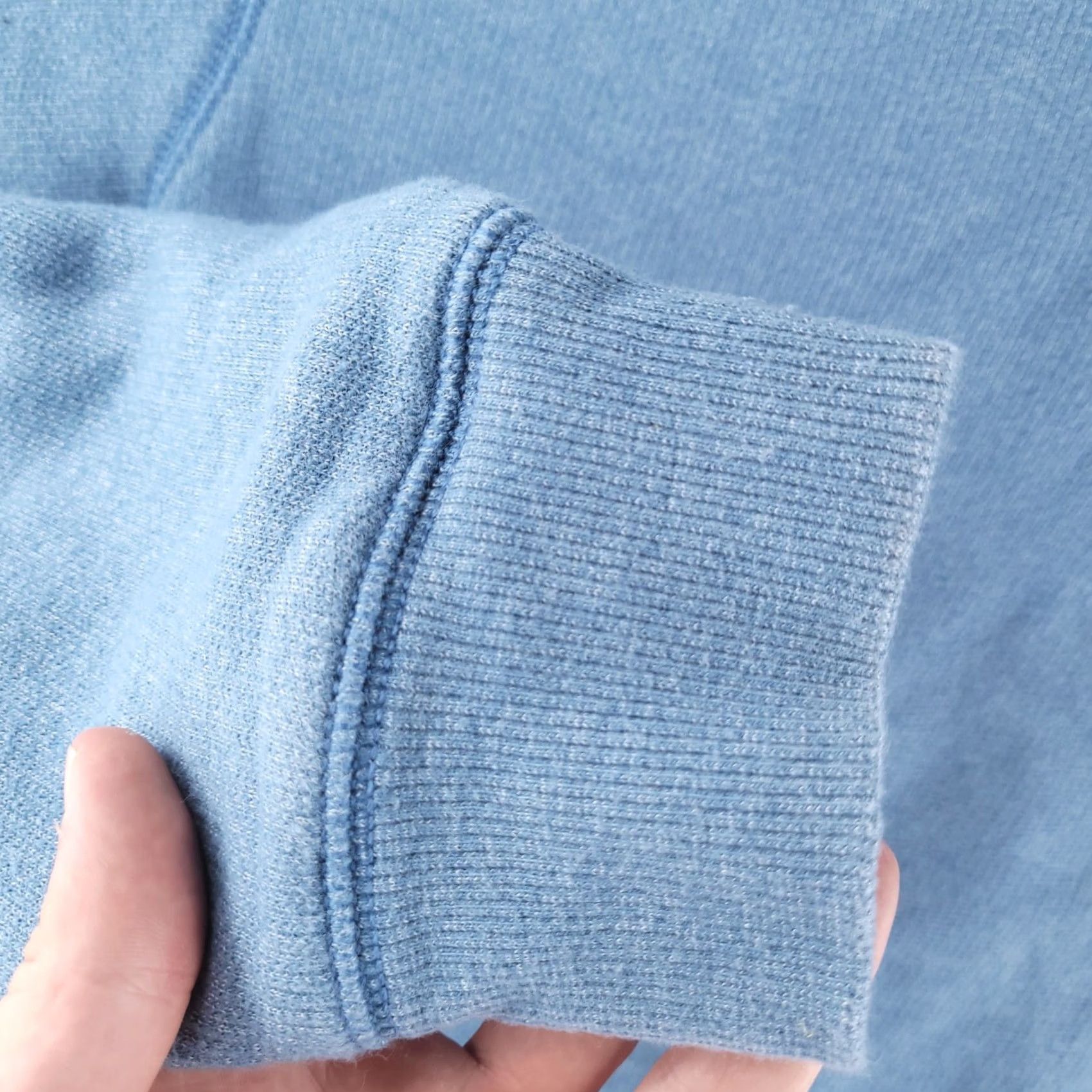 Vintage Columbia Sweatshirt Mens Large Blue Henley Knit Pullover Sweater Size US L / EU 52-54 / 3 - 3 Thumbnail