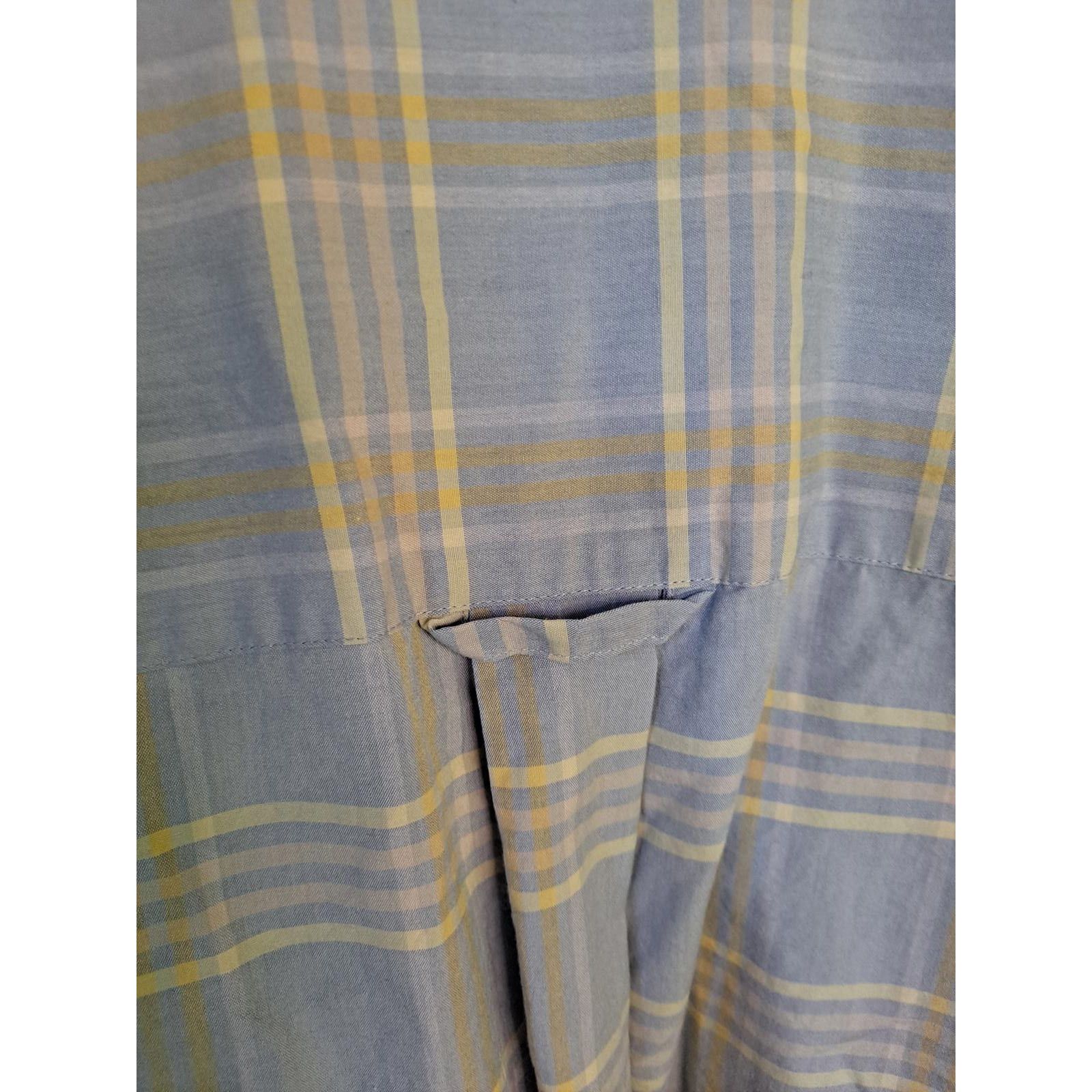 Pendleton Pendleton Blue and Yellow Button Up Shirt Size Large Size US L / EU 52-54 / 3 - 5 Thumbnail