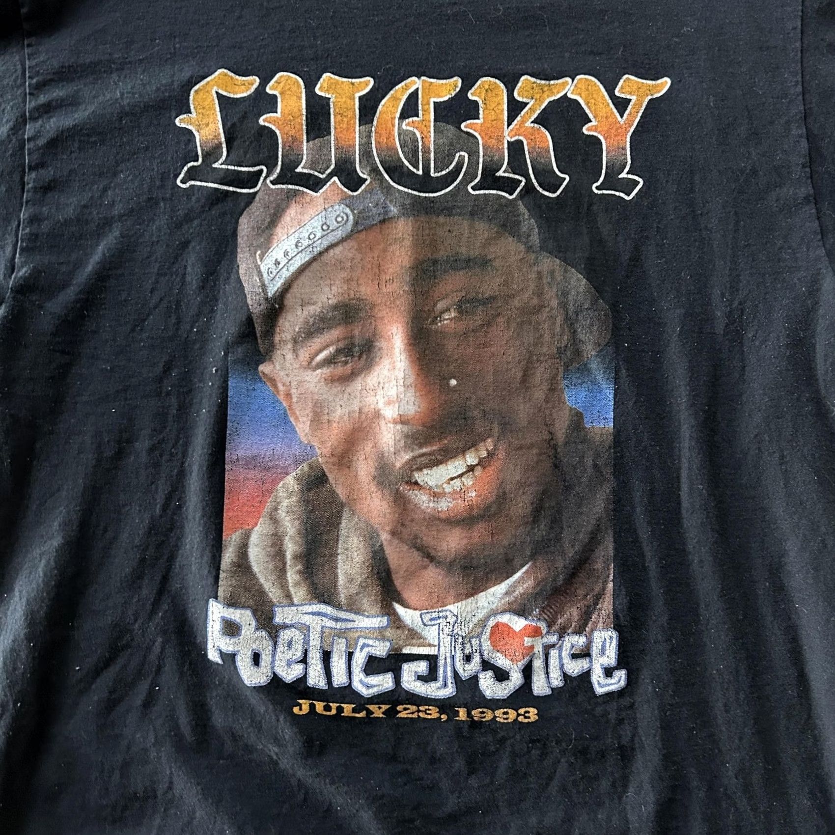 Vintage Chemistry Shirt Mens L Black Pac Poetic Justice Lucky Movie Tee Size US L / EU 52-54 / 3 - 2 Thumbnail