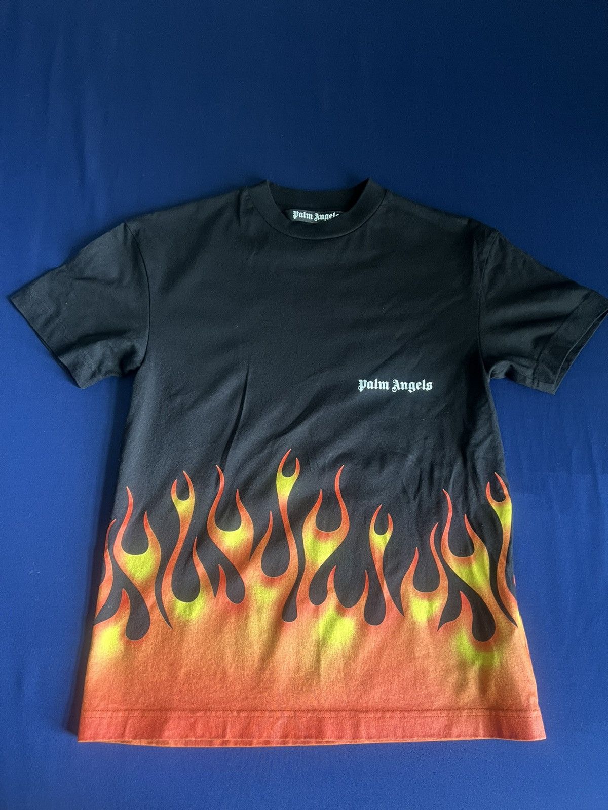 Palm Angels Palm Angels ‘Fire Flames’ T-Shirt Size US XS / EU 42 / 0 - 1 Thumbnail