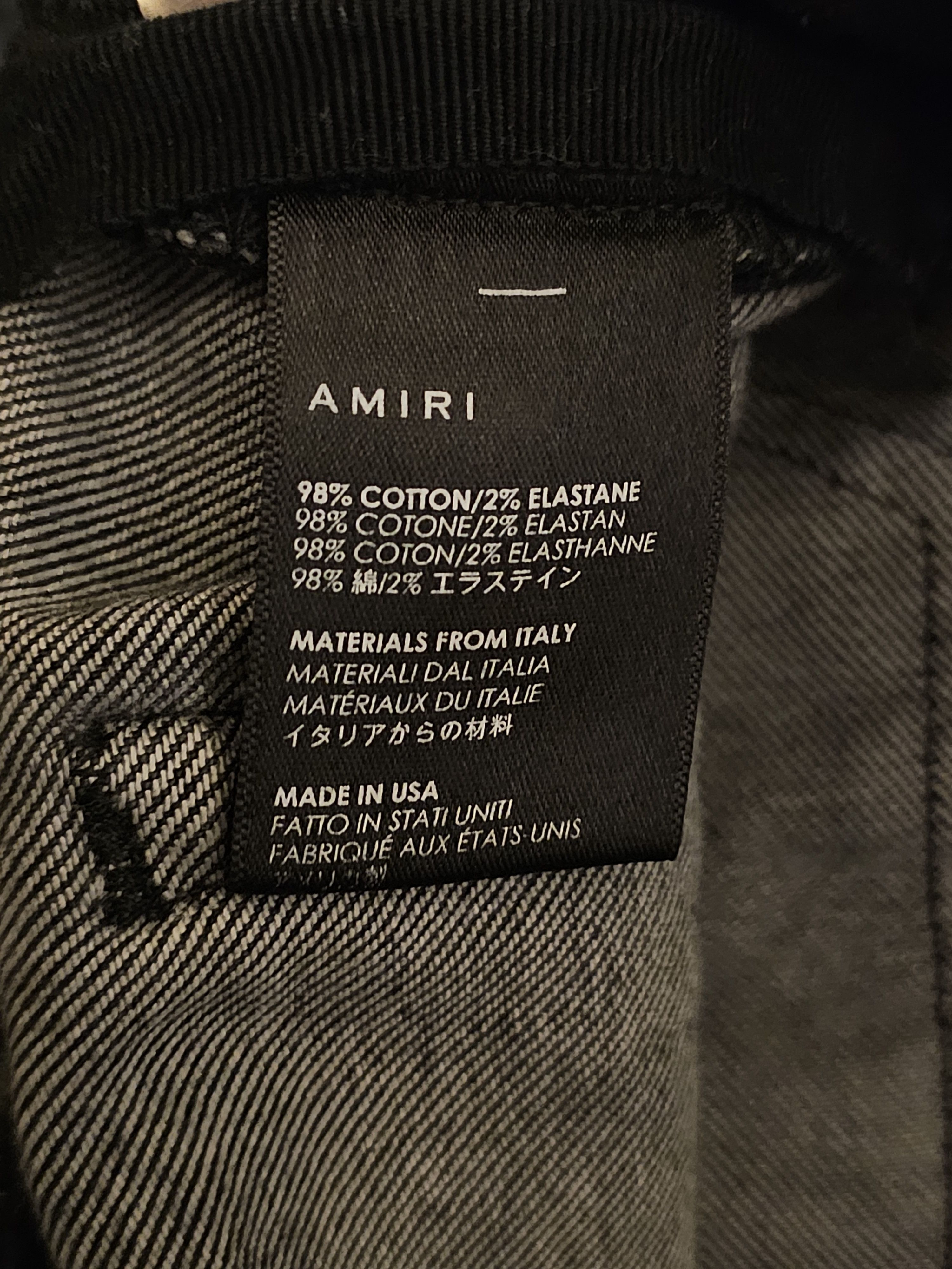 Amiri Amiri Men's Paint Ripped Jeans Size 34 Size US 34 / EU 50 - 6 Thumbnail